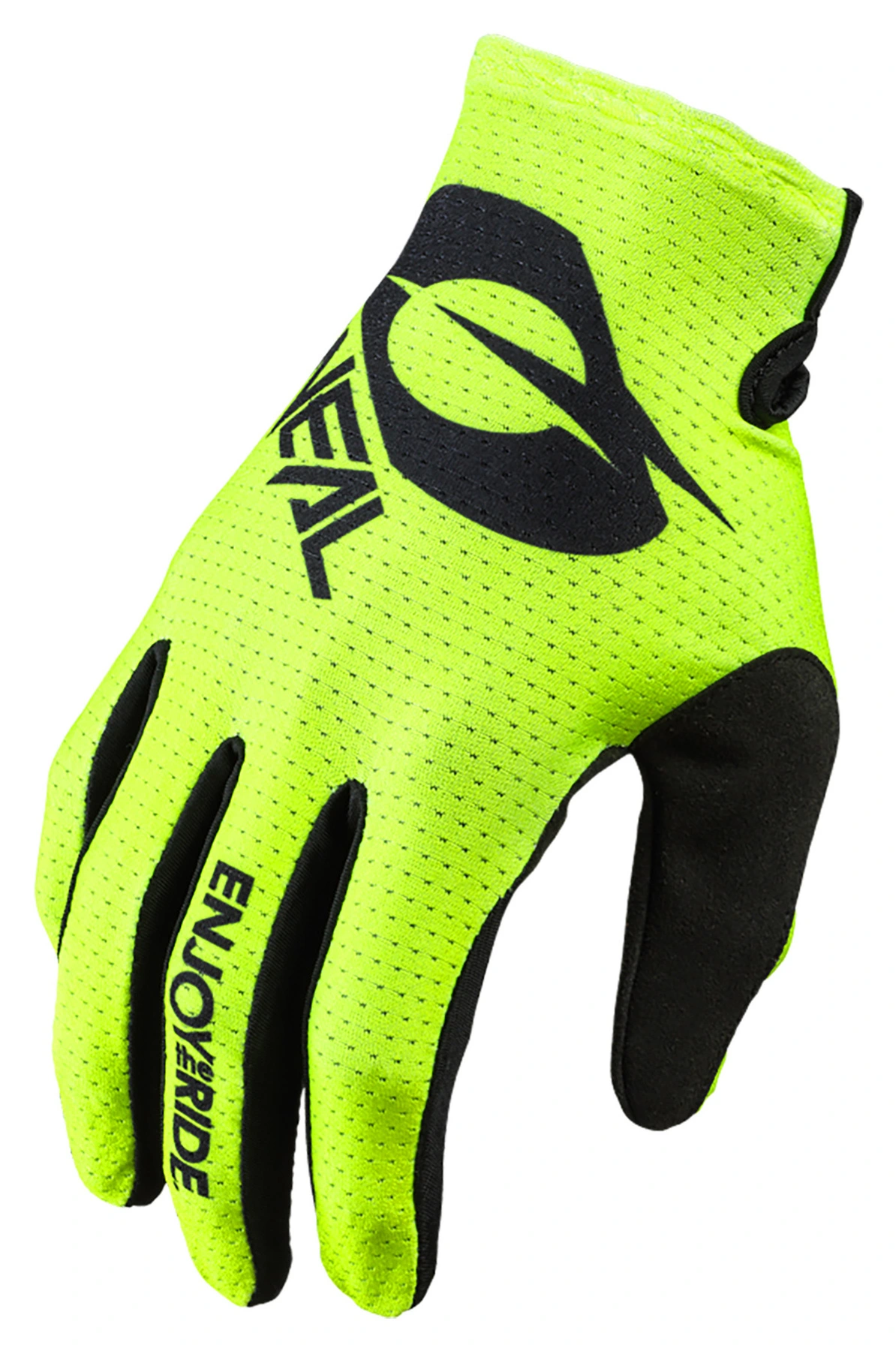 Gants cross O'Neal Matrix Stacked jaune fluo - Équipement Cross sur La