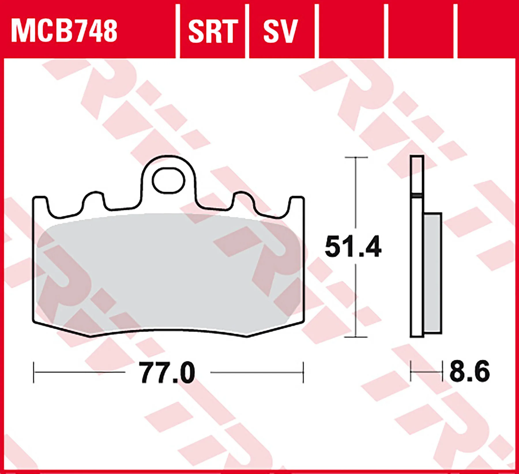 TRW BREMSBELAEGE SINTER