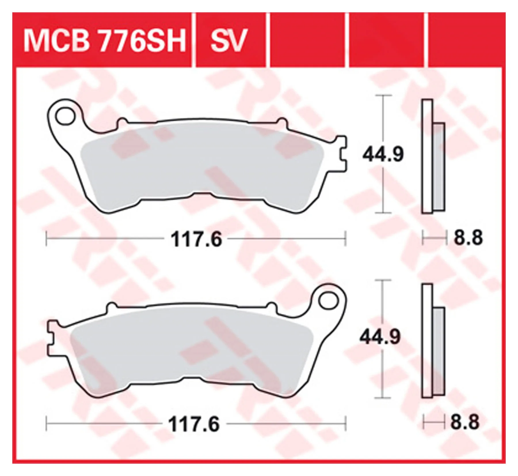 TRW BRAKE-PADS SINTER