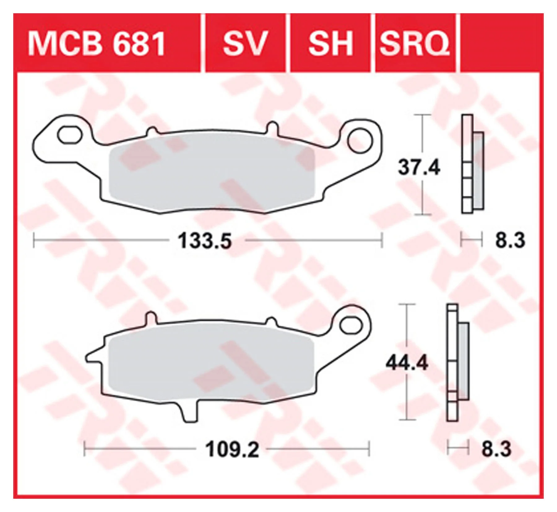 TRW CARBON BRAKE PADS