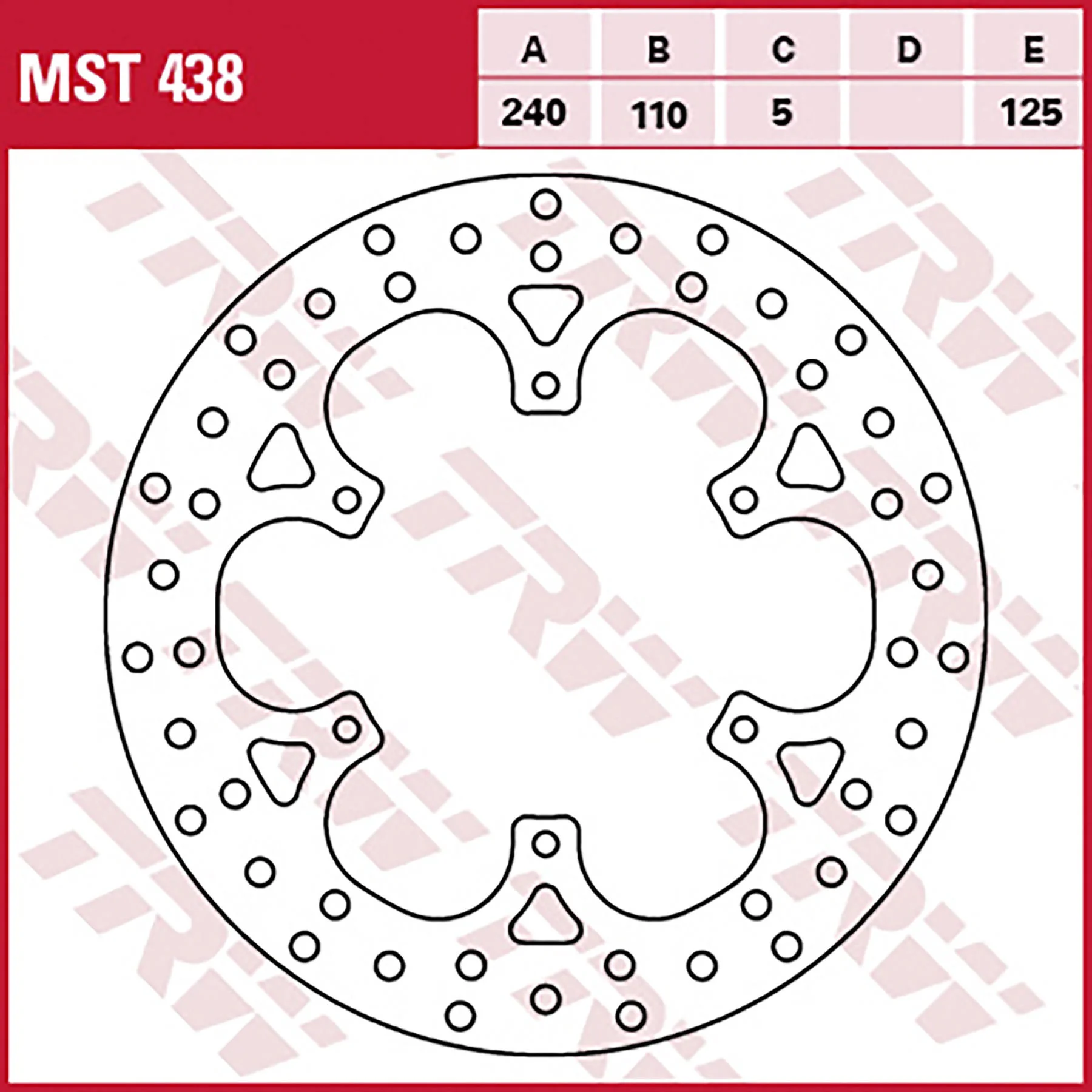 TRW BRAKE DISCS REAR