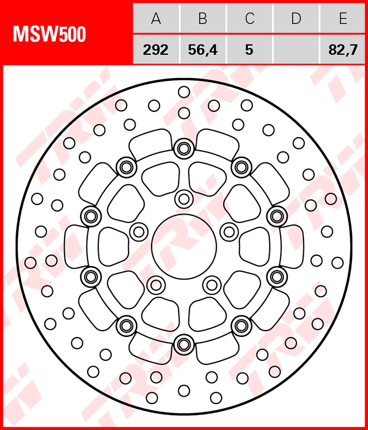 TRW BRAKE-DISC FRONT