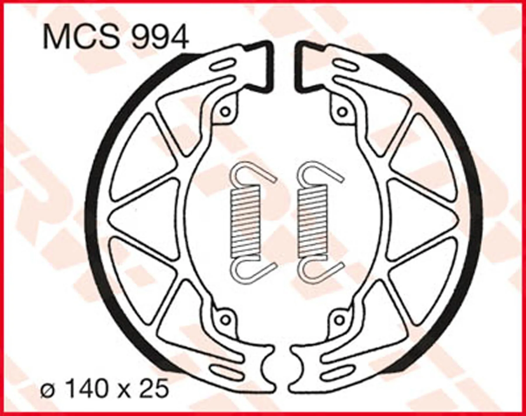 TRW BRAKE-SHOES ORGAN.