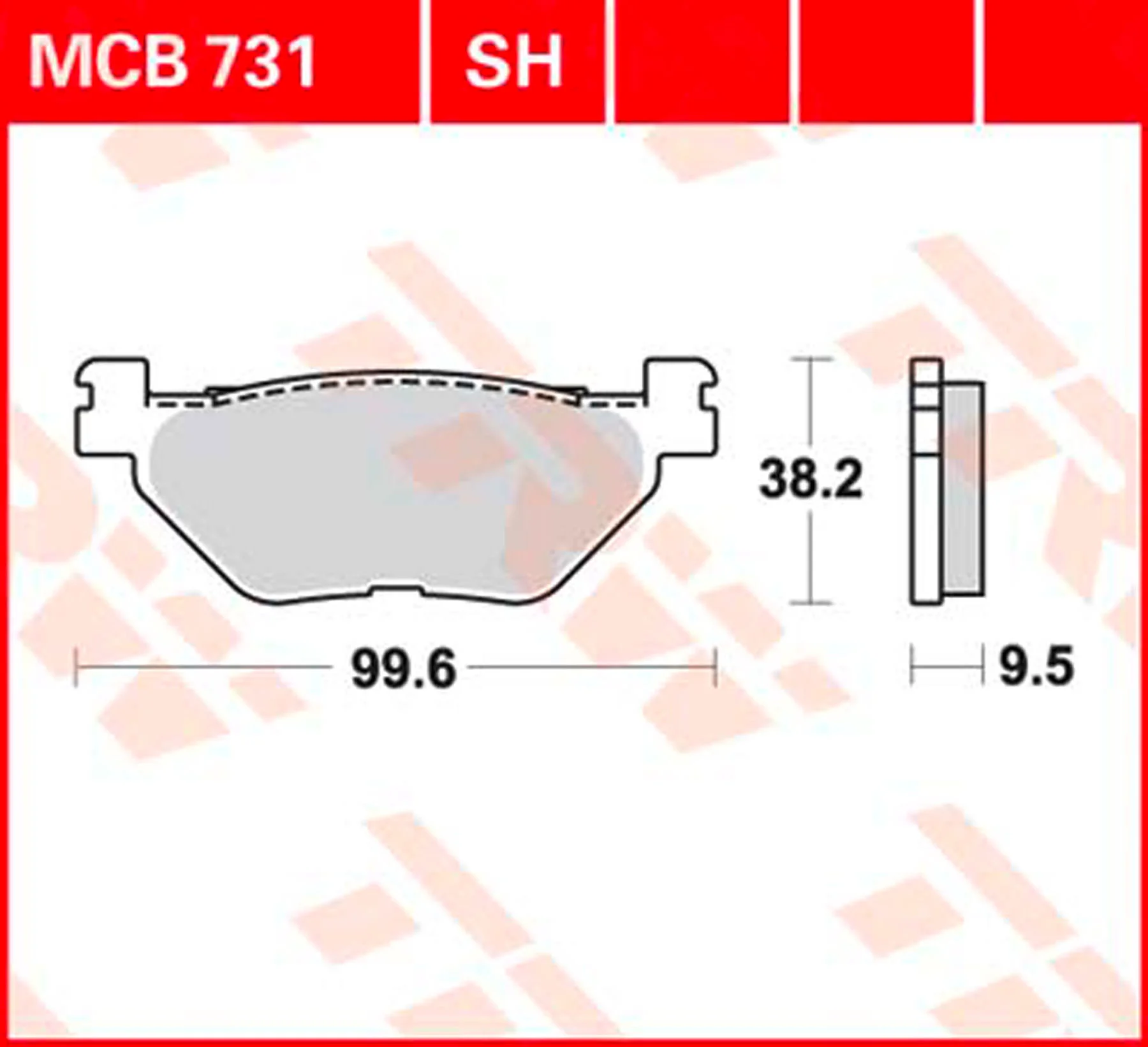 TRW BRAKE-PADS SINTER