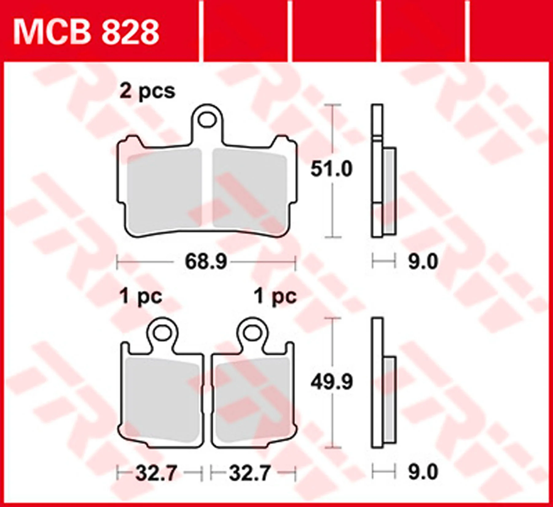 TRW BREMSBELAEGE SINTER