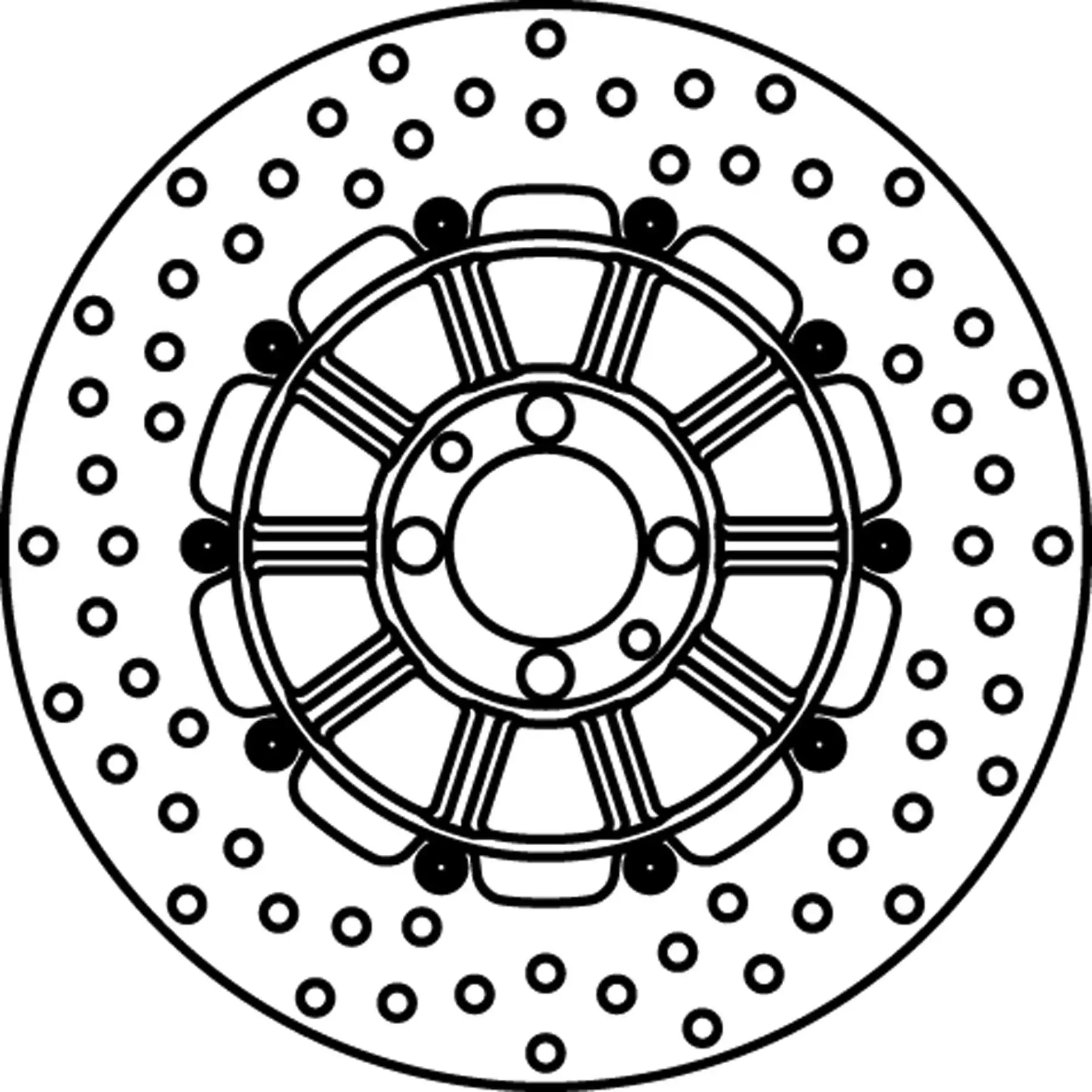 BREMBO STAŁE TARCZE