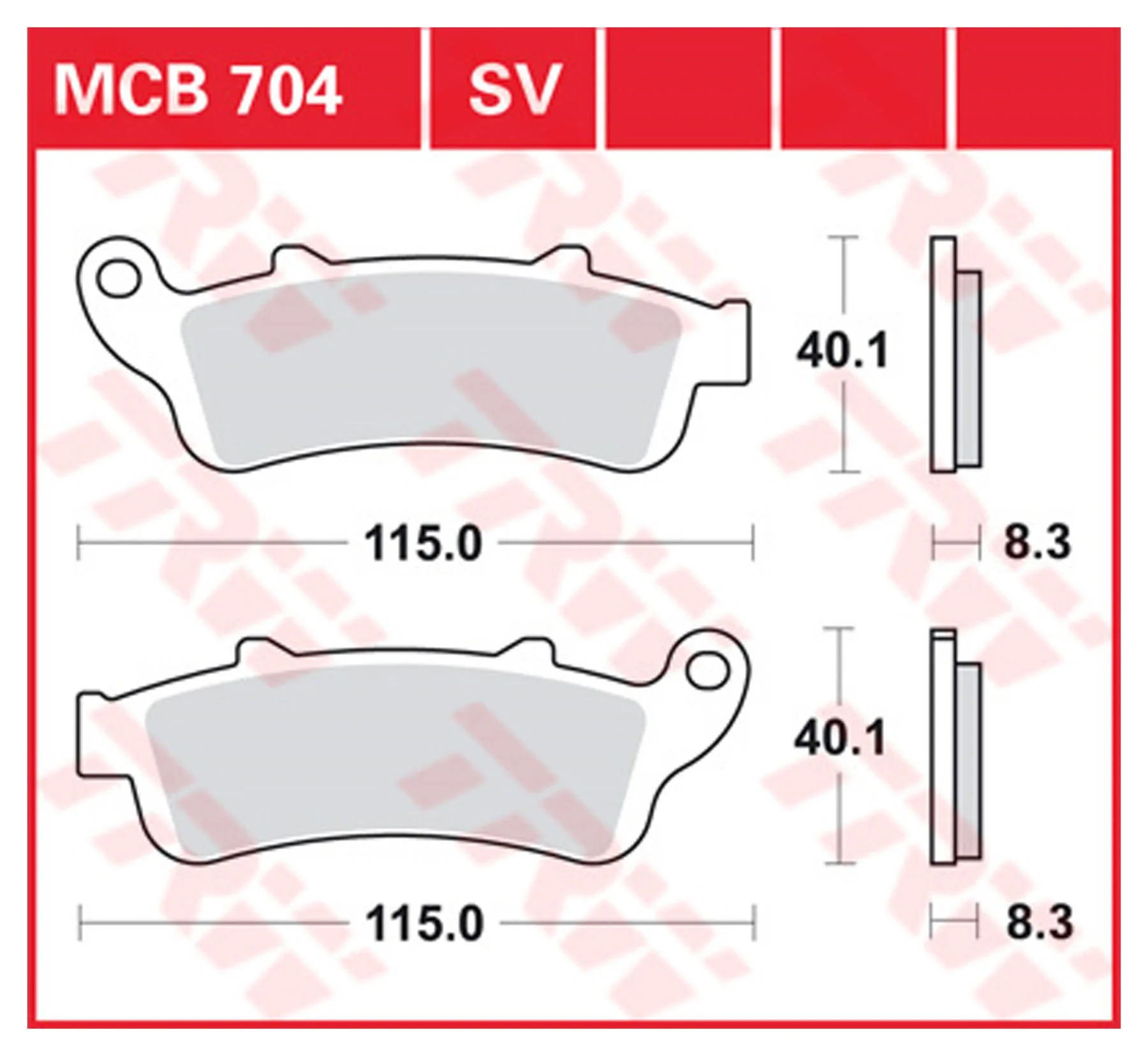 TRW CARBON BRAKE PADS