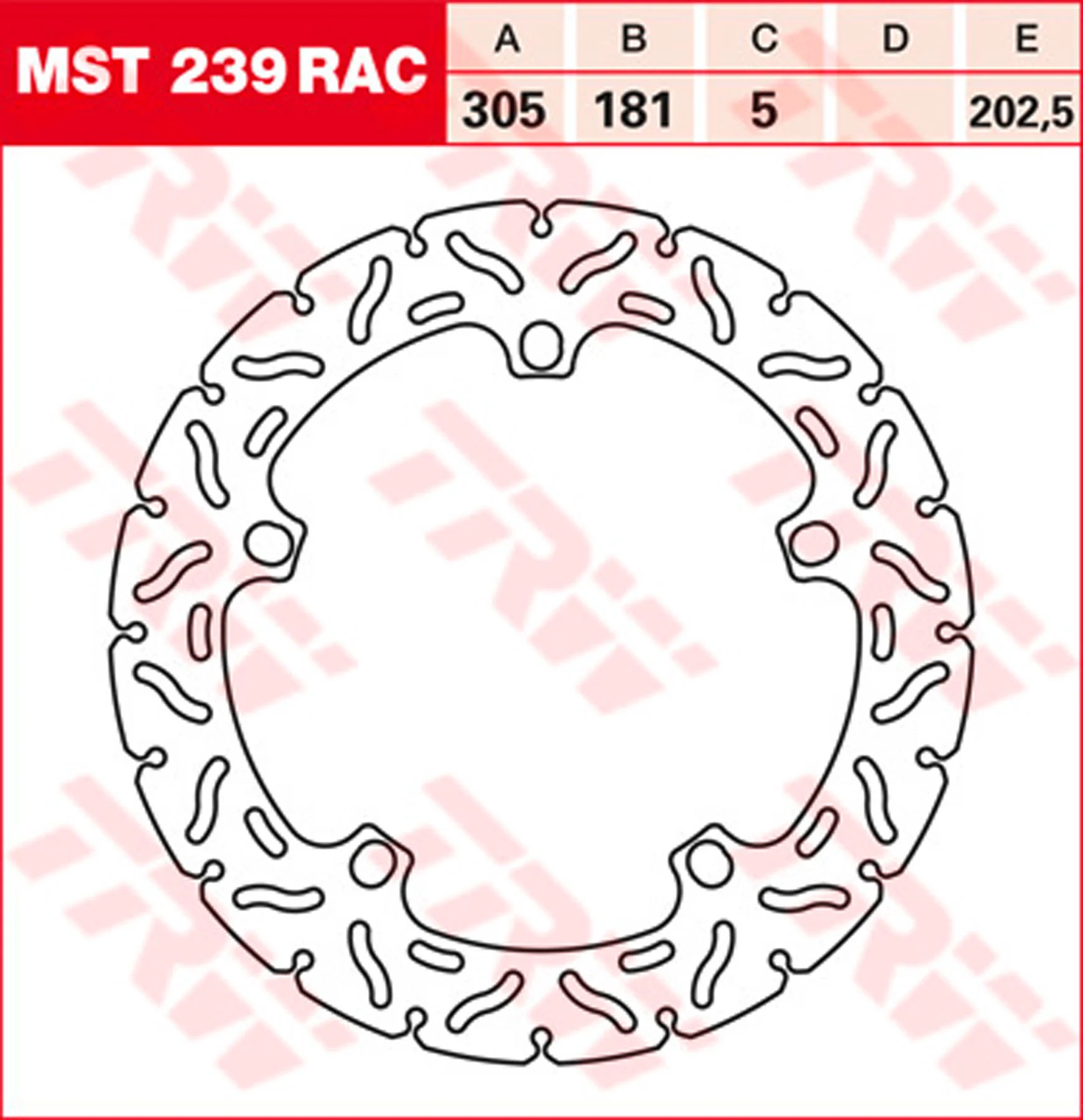 BRZD. KOTOUČE RACING, TRW