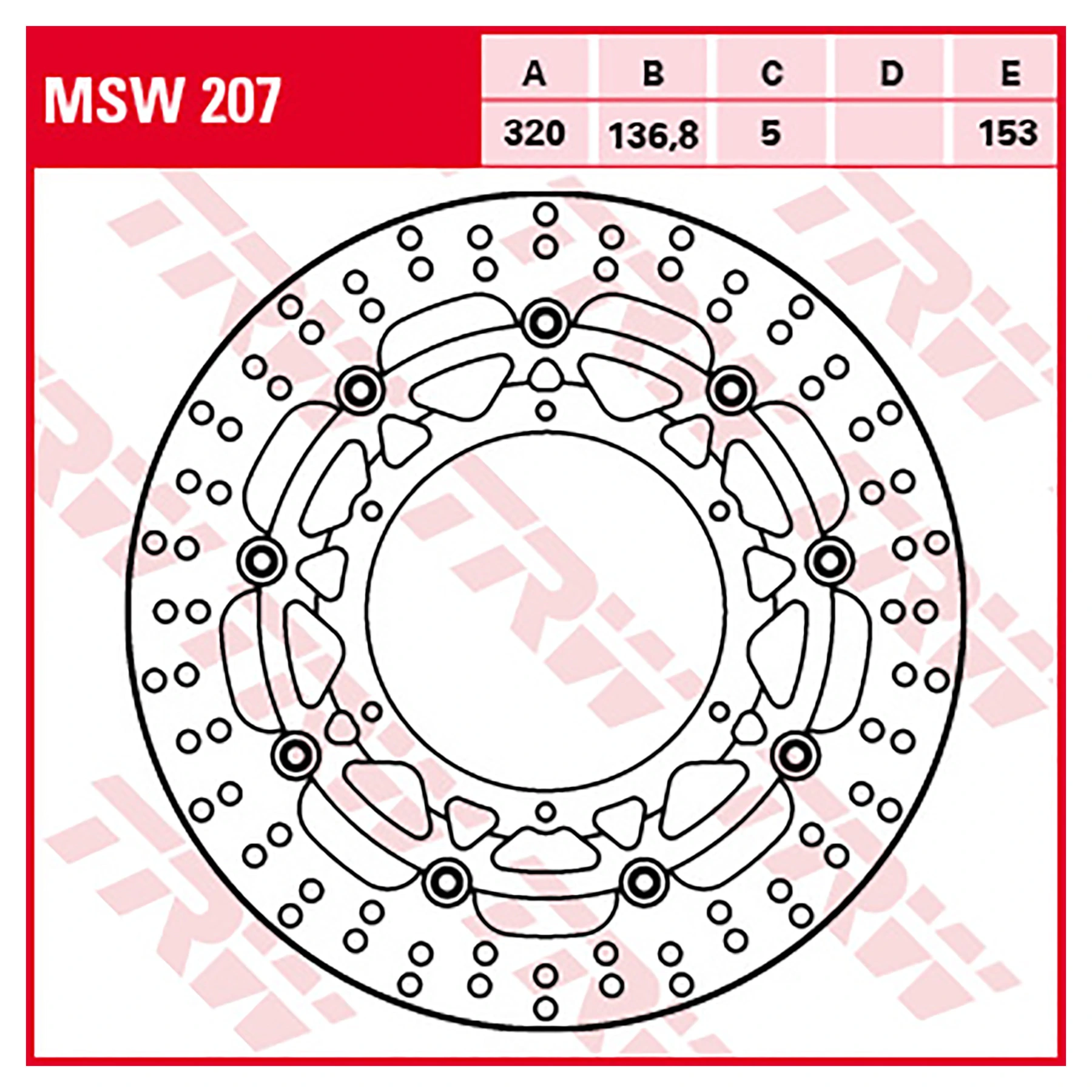 TRW BRAKE-DISC FRONT