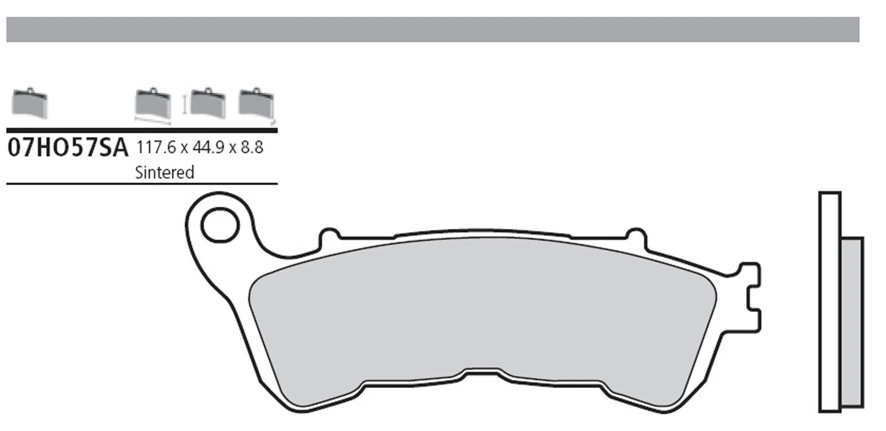 BREMBO BRAKE-PADS SINTER