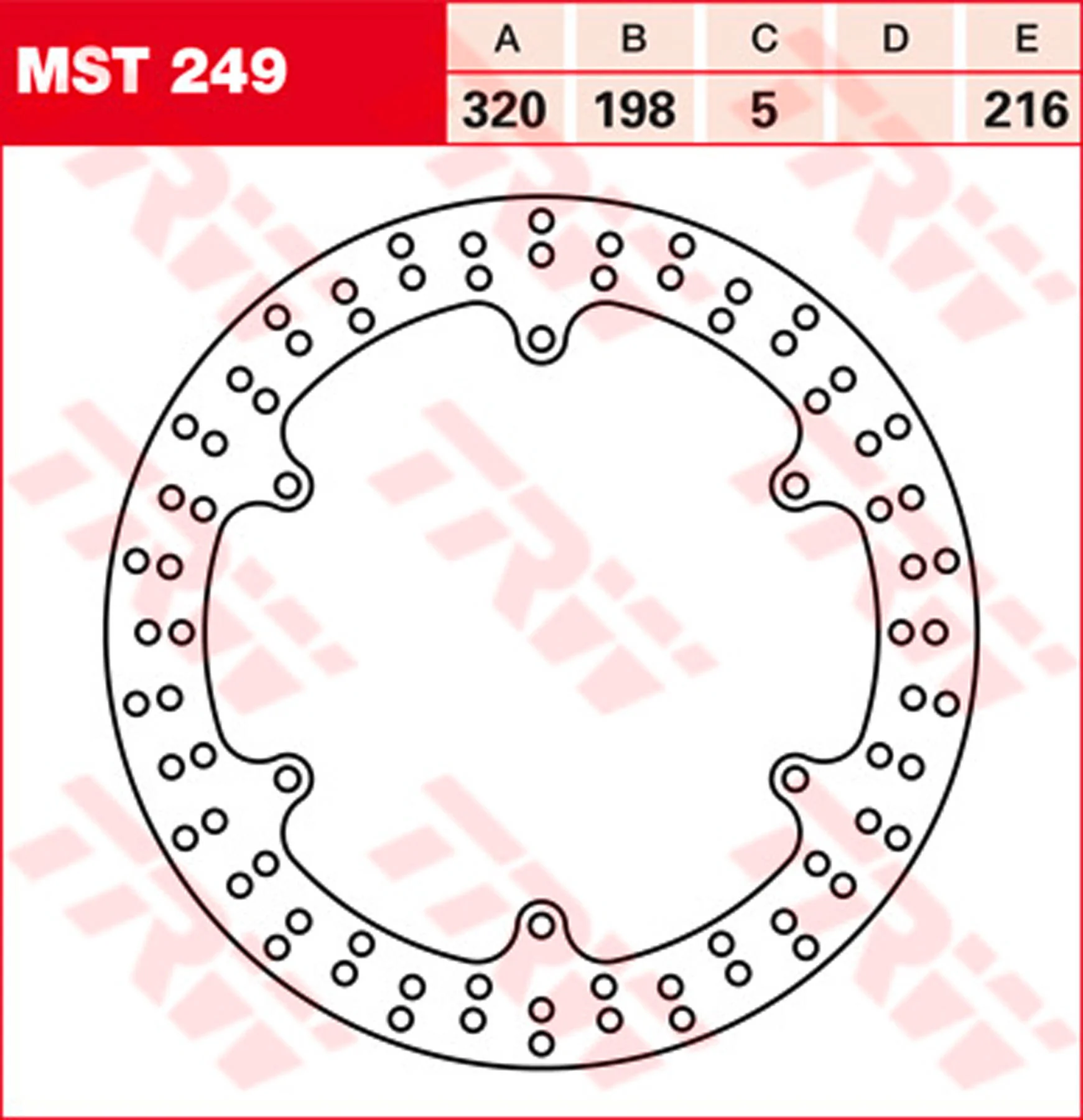 TRW BRAKE-DISC FRONT