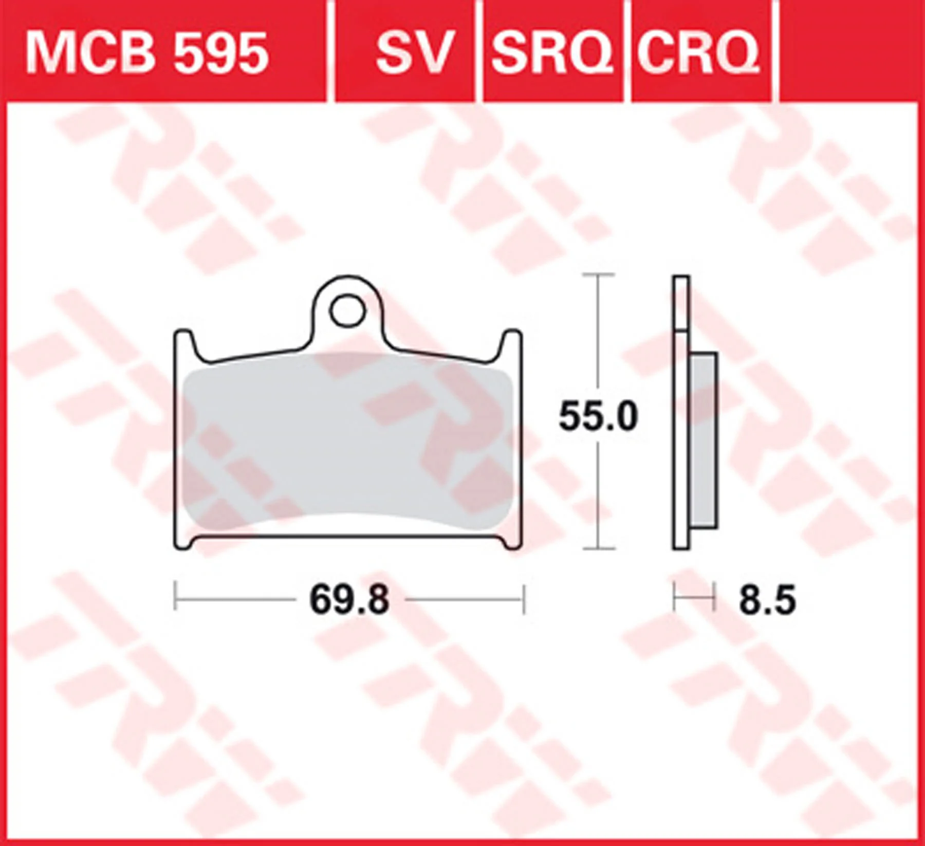 TRW BRAKE-PADS SINTER