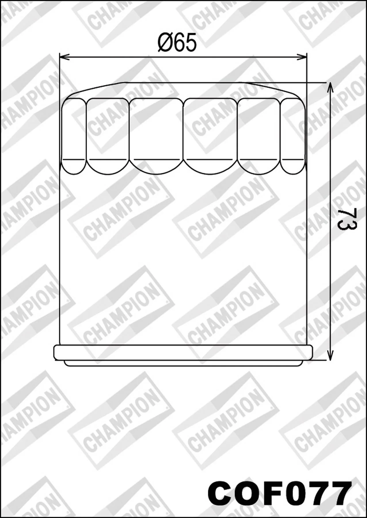 CHAMPION OILFILTER COF077