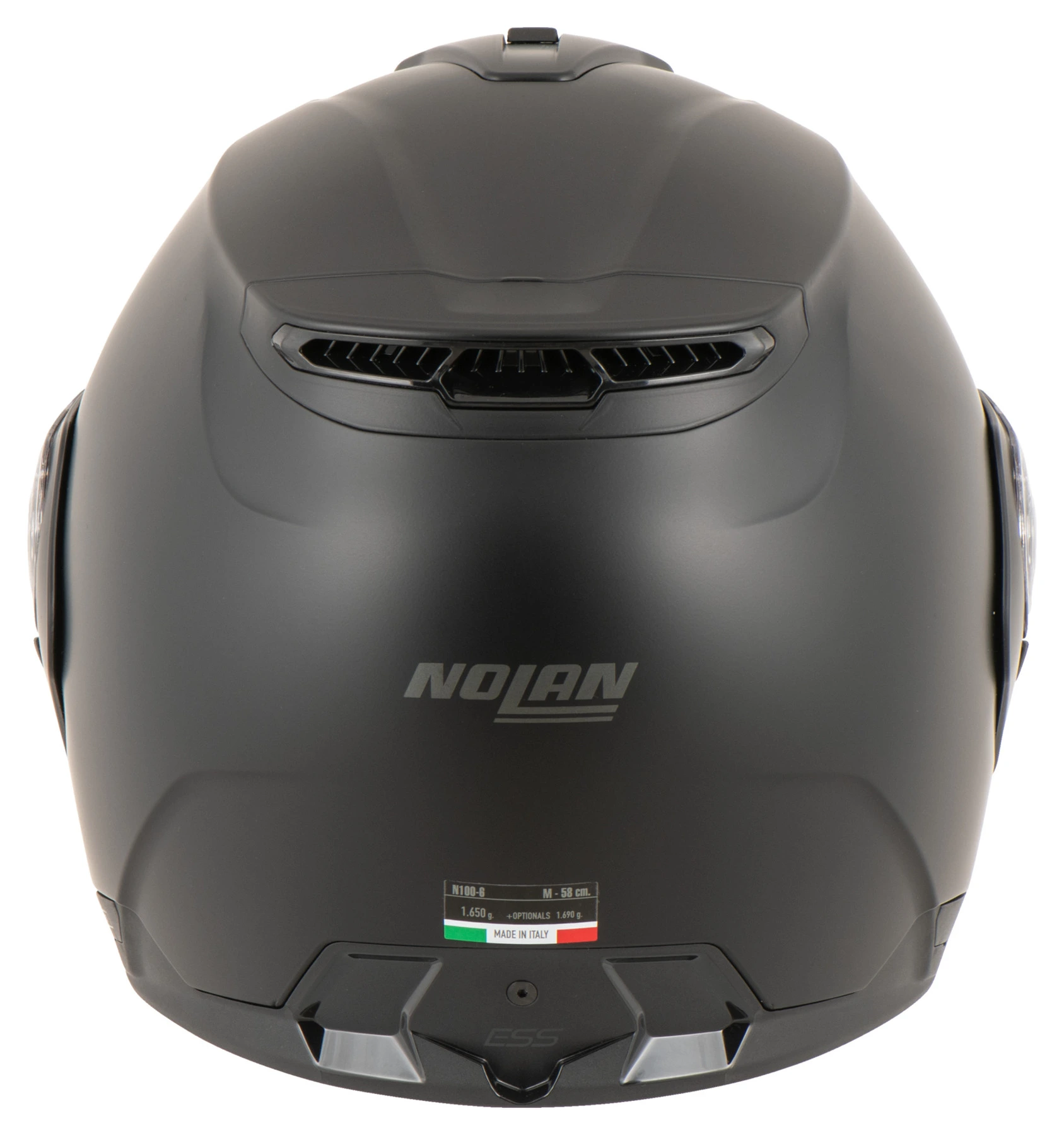 Casco Modulare NOLAN N100-5 CLASSIC N-COM – Metal White, Taglia XL, Doppia Omologazione P/J, Visiera UltraWide