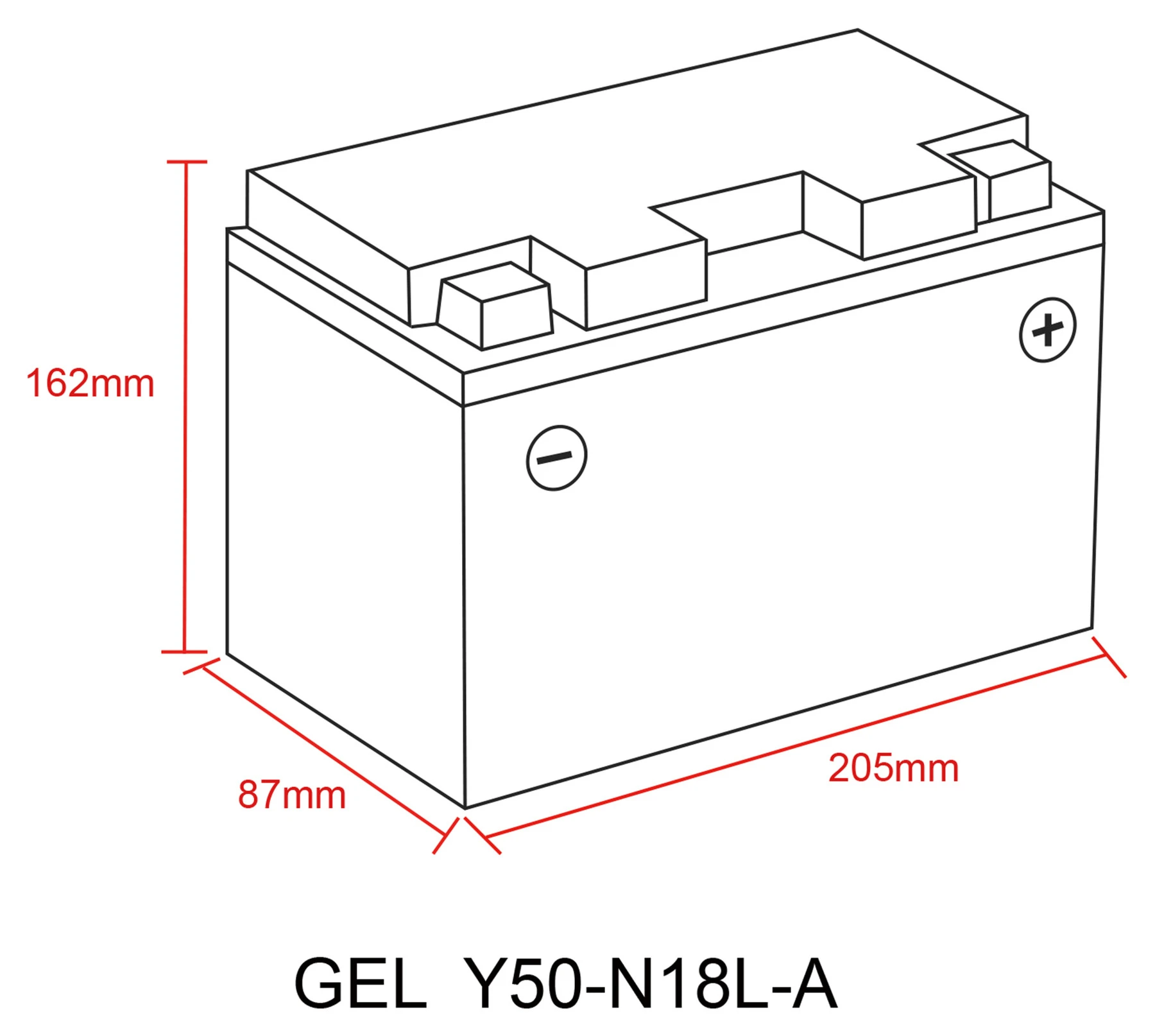 BATERÍA GEL SAE240A DELO