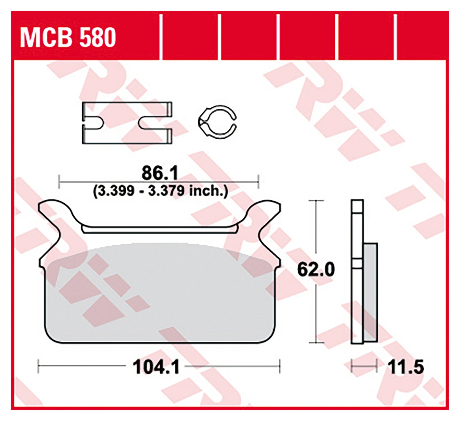 TRW CARBON BRAKE PADS