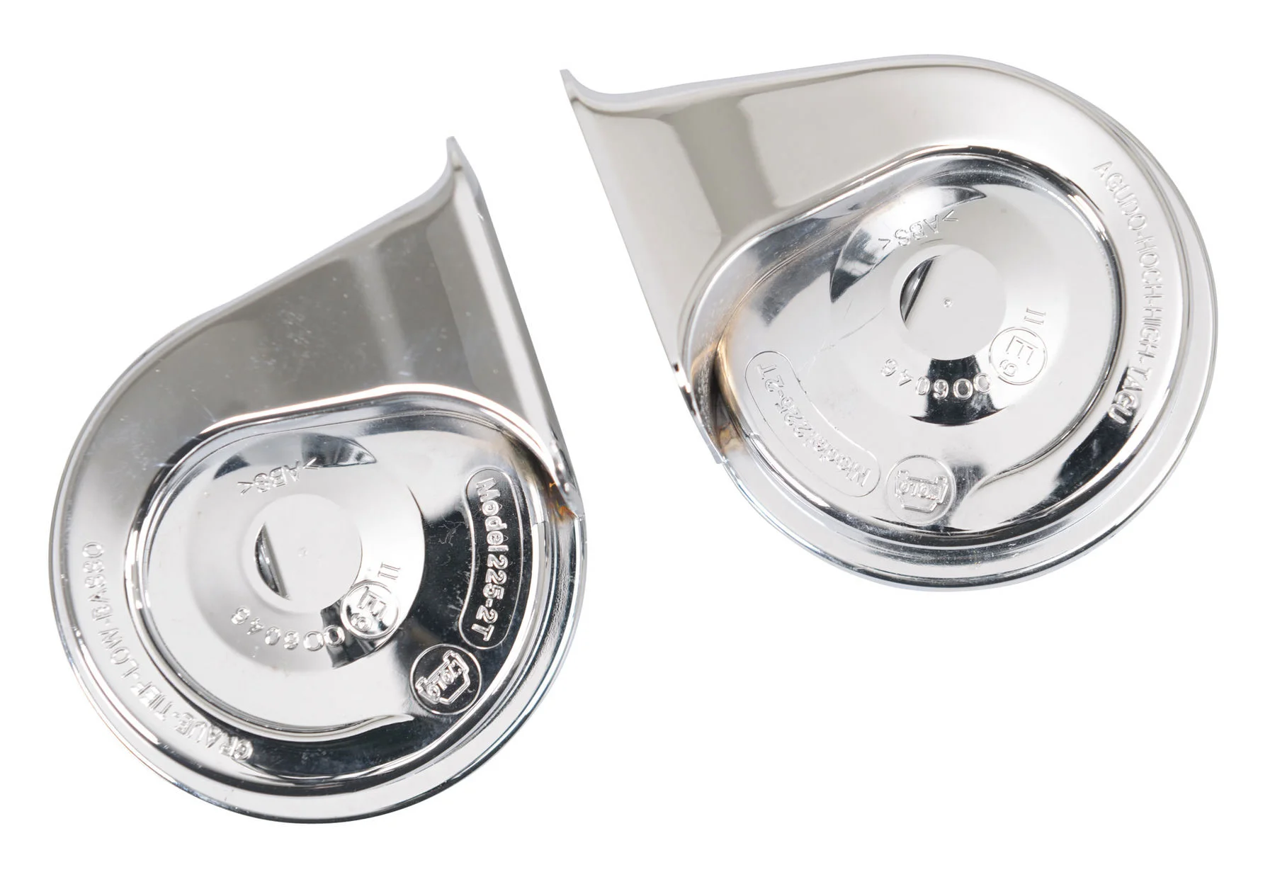 WOLO HORN TWIN SET CHROME