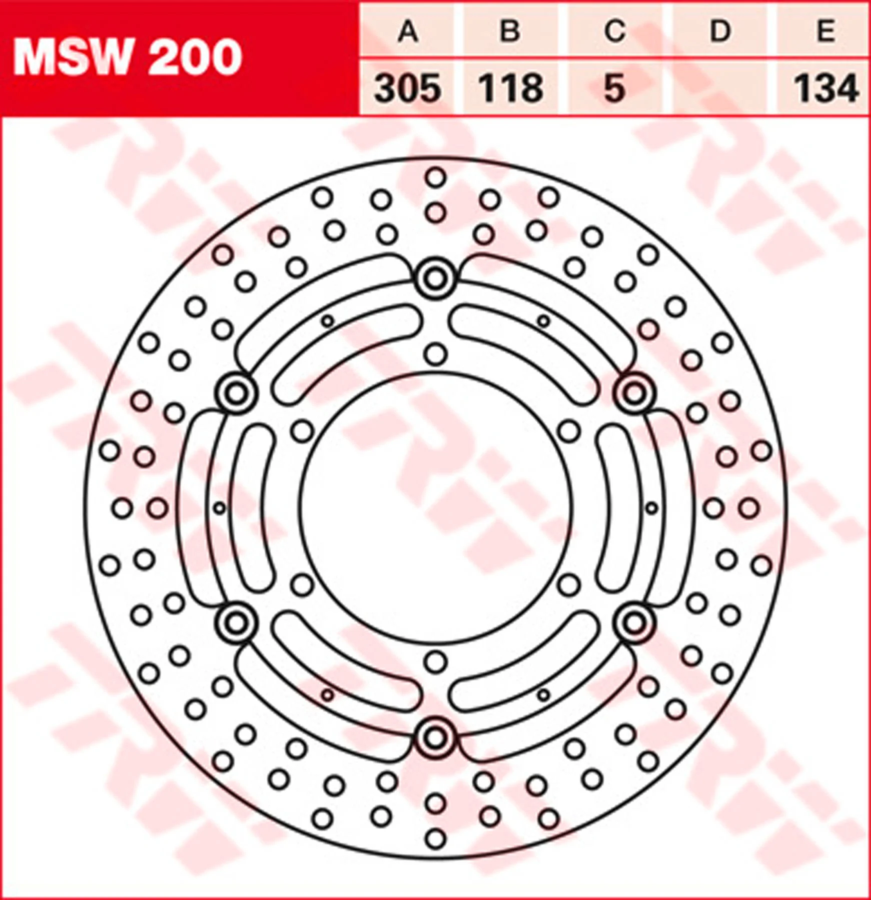 TRW BRAKE DISC, FRONT