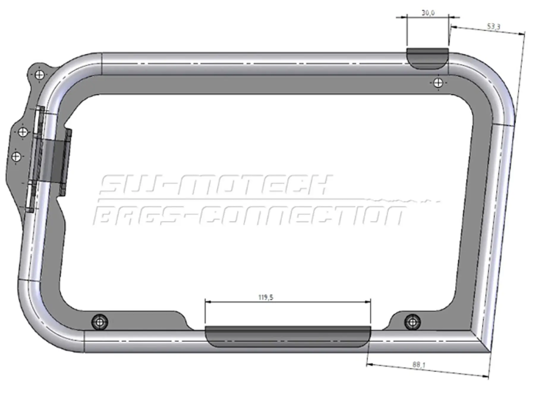 TRAX KOFFER-ADAPTERKIT