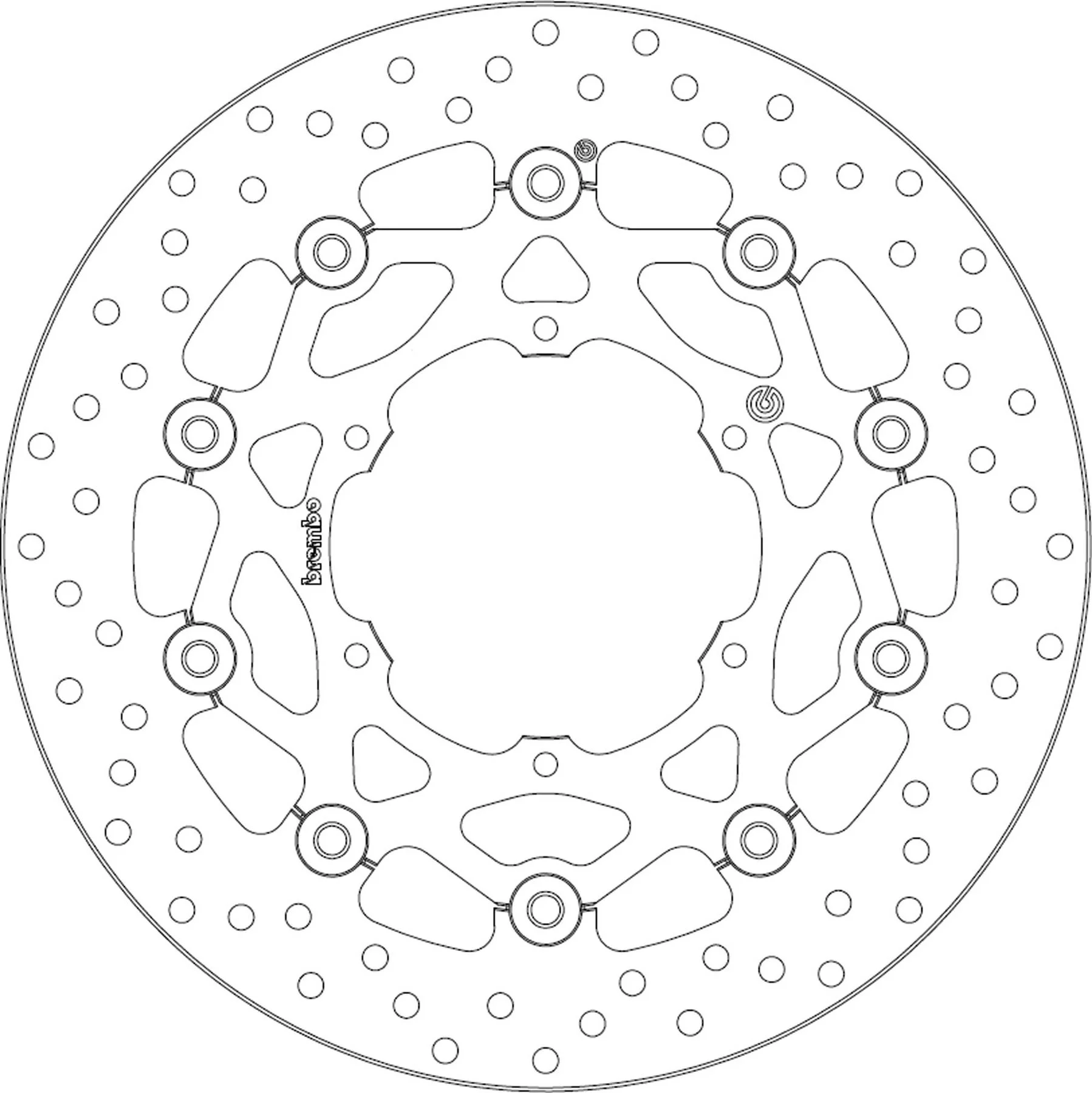 BREMBO DISQUES. 78B40896