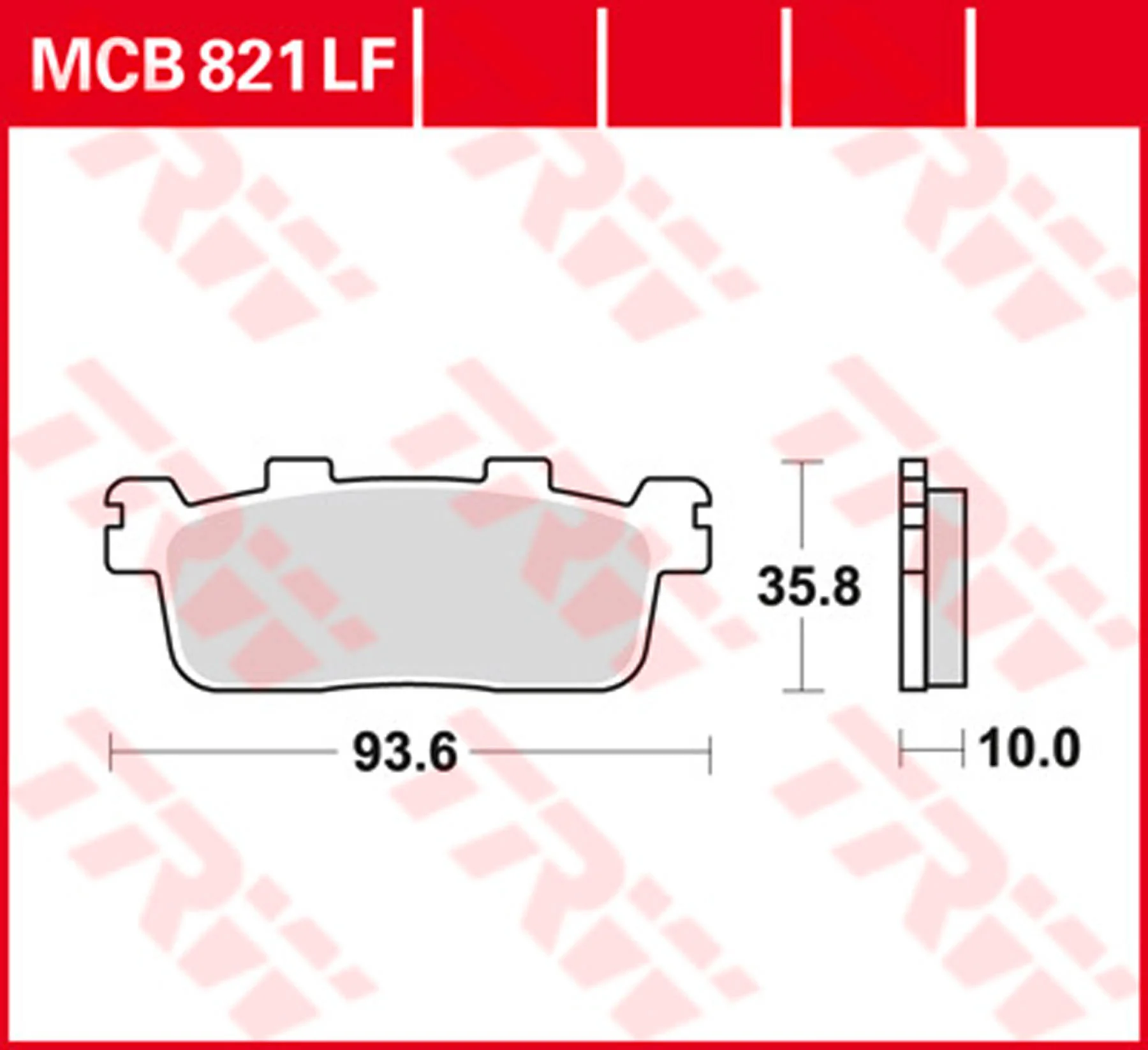 TRW BREMSBELAEGE ROLLER