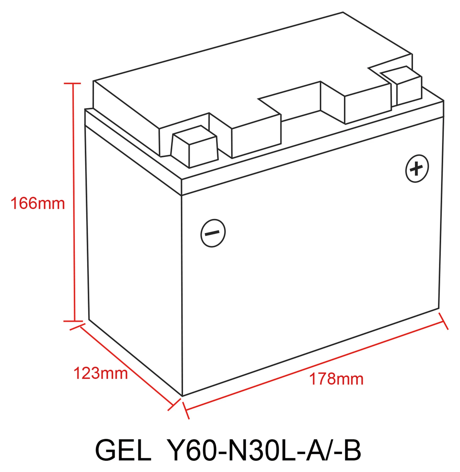 BATTERIA GEL DELO SAE325A