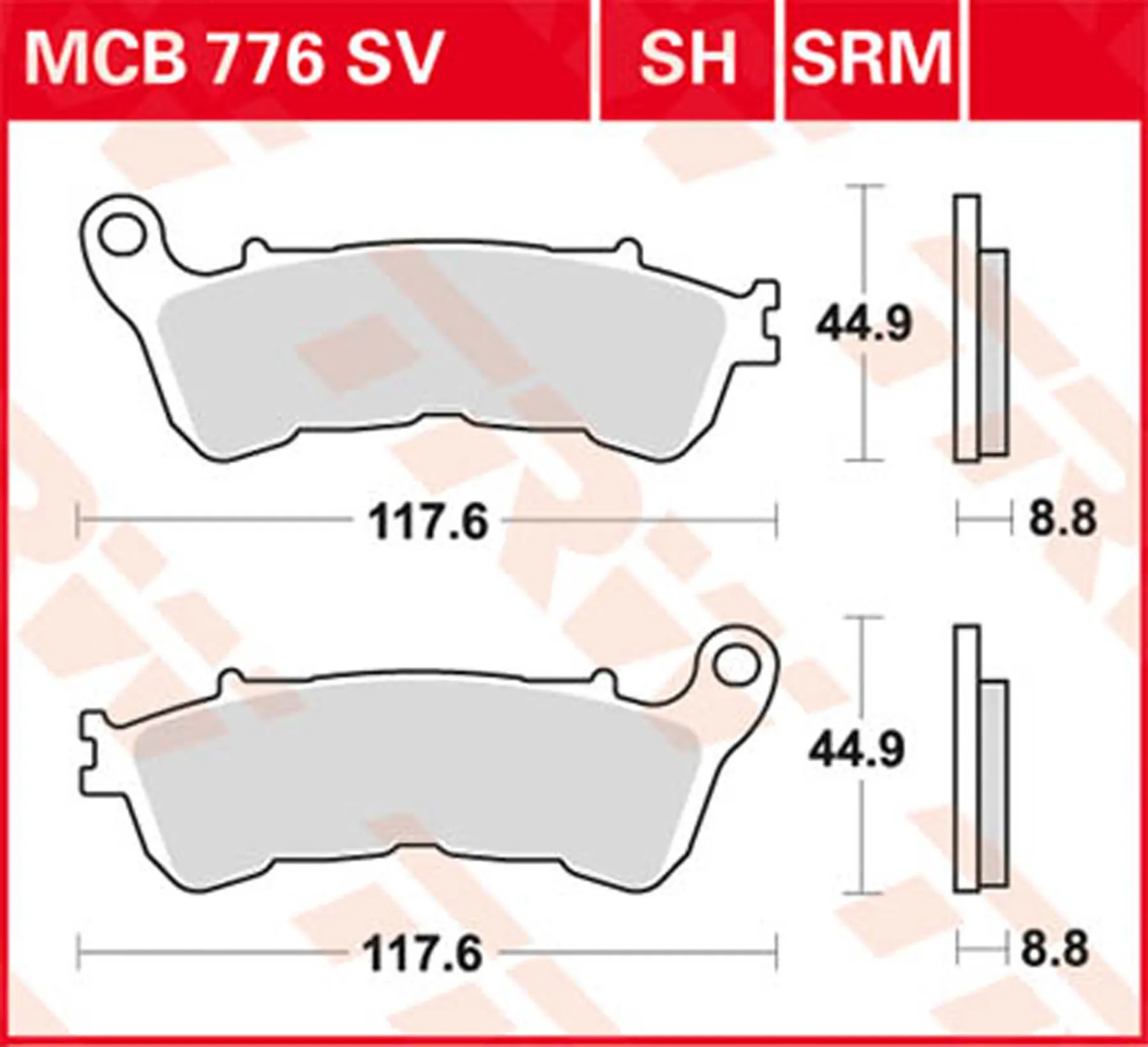 TRW CARBON BRAKE PADS