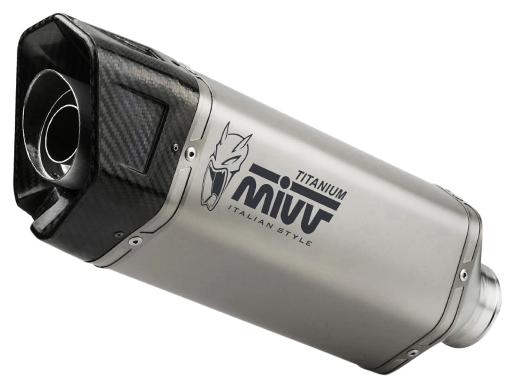 MIVV MIVV SR-1 exhaust system with EG-BE Titanium / Stainless steel