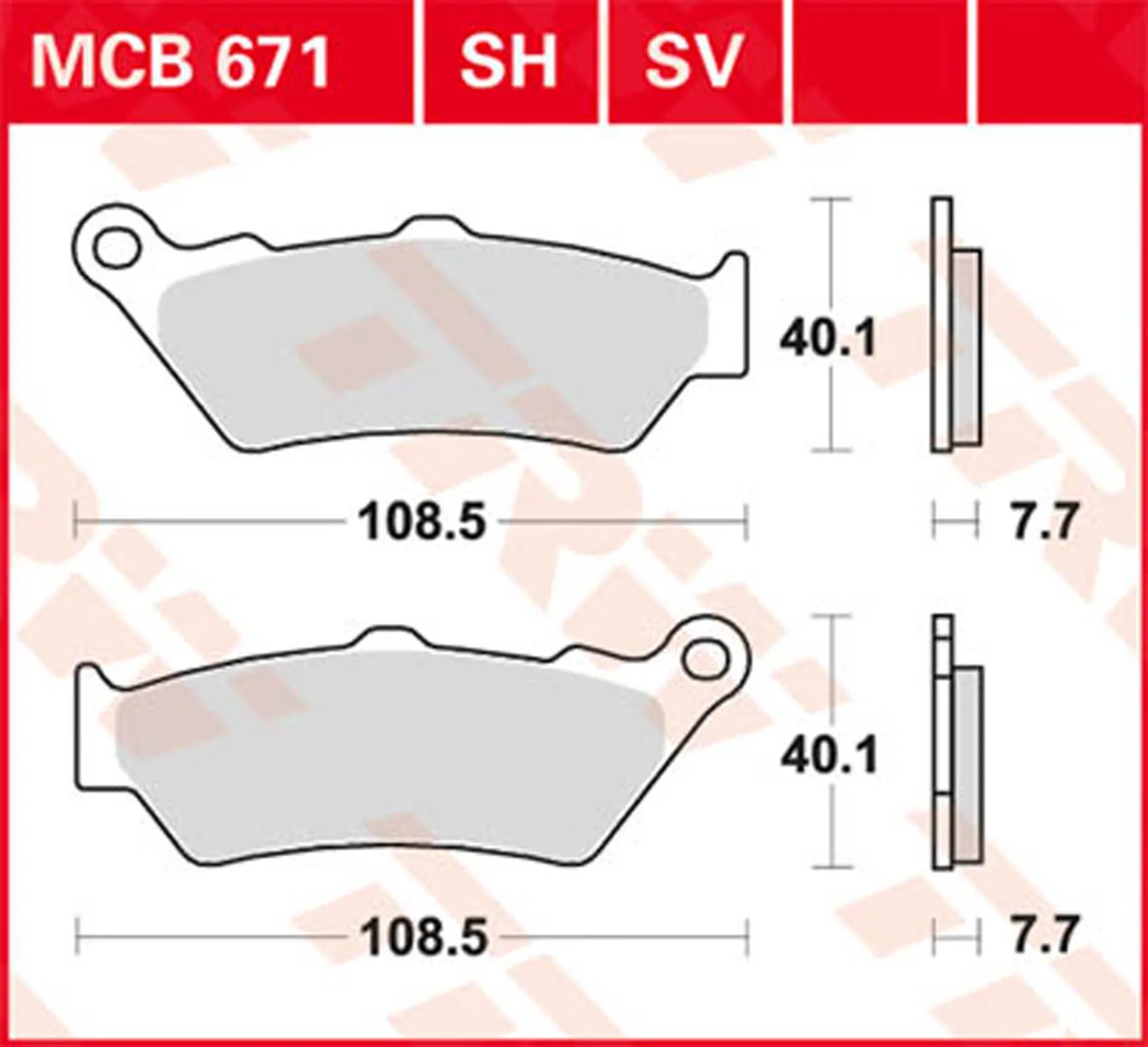 TRW BRAKE-PADS SINTER