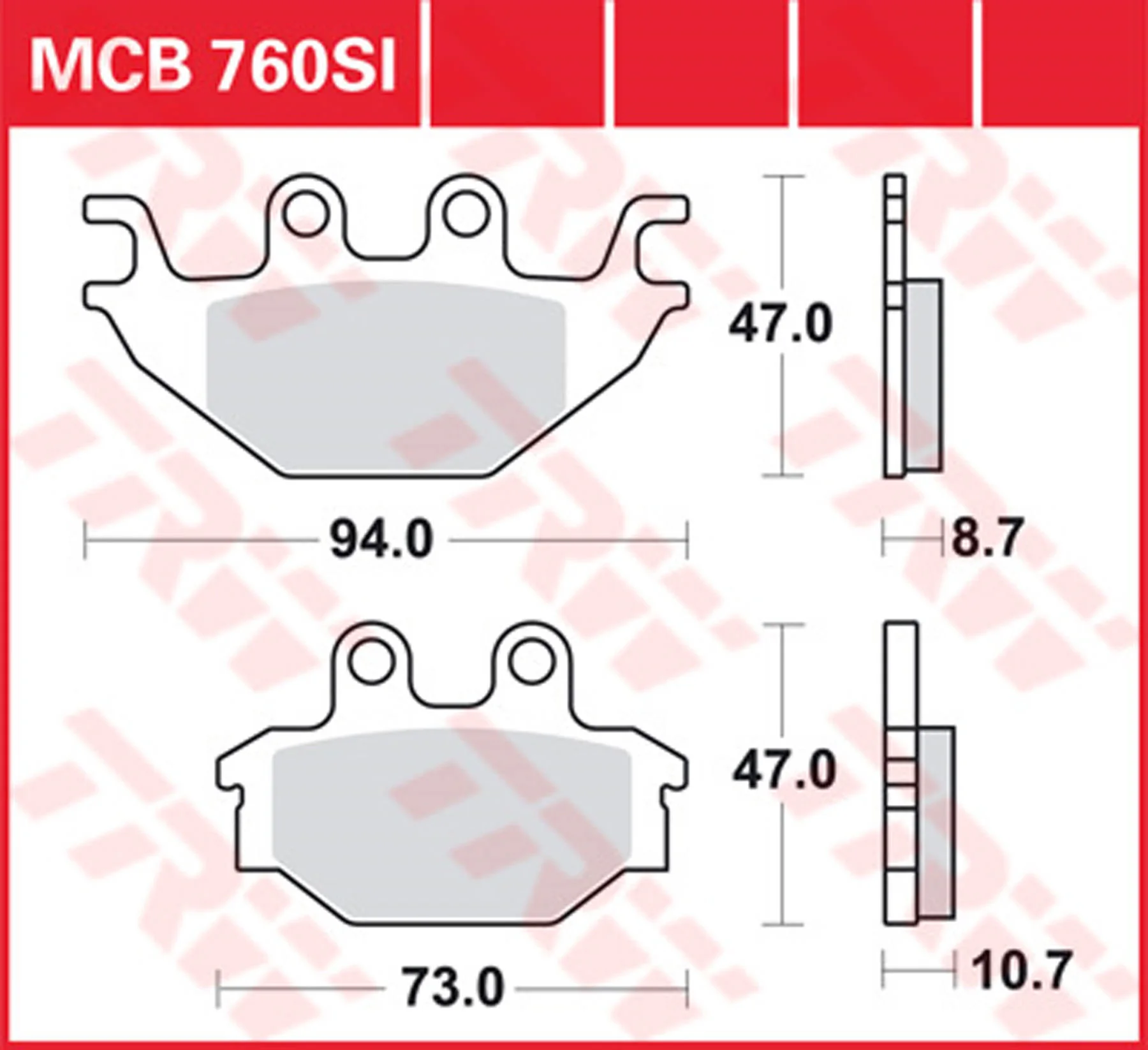 TRW CARBON BRAKE PADS