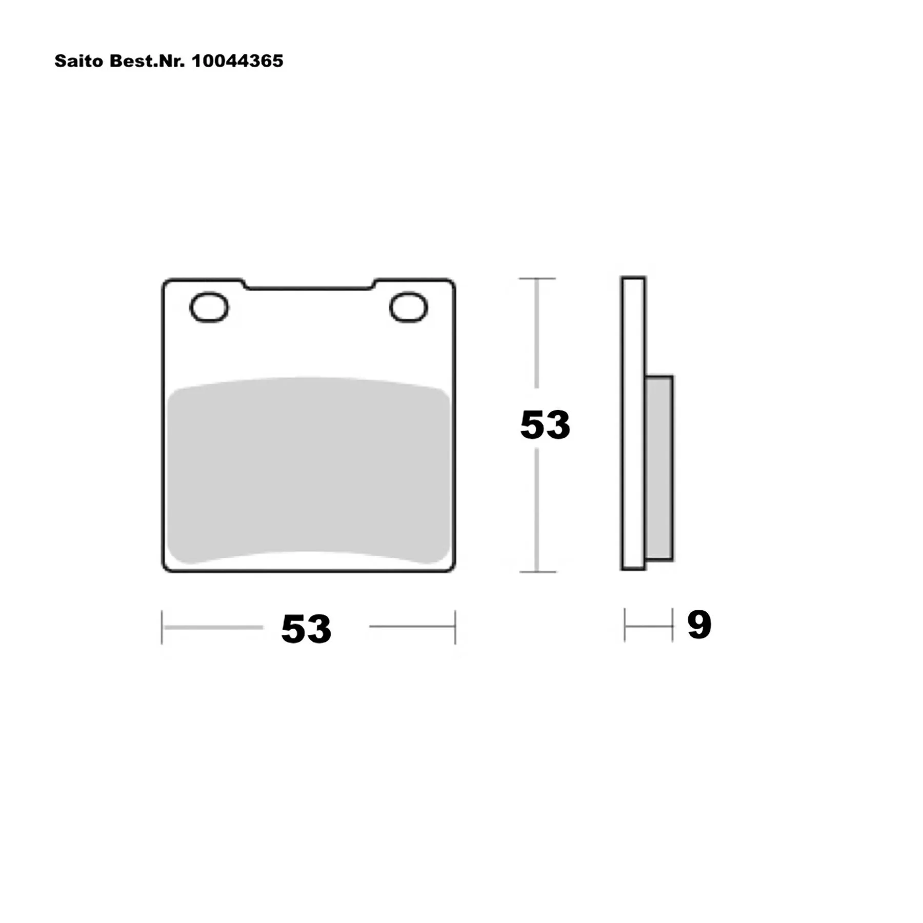 SAITO BRAKE-PADS SINTER