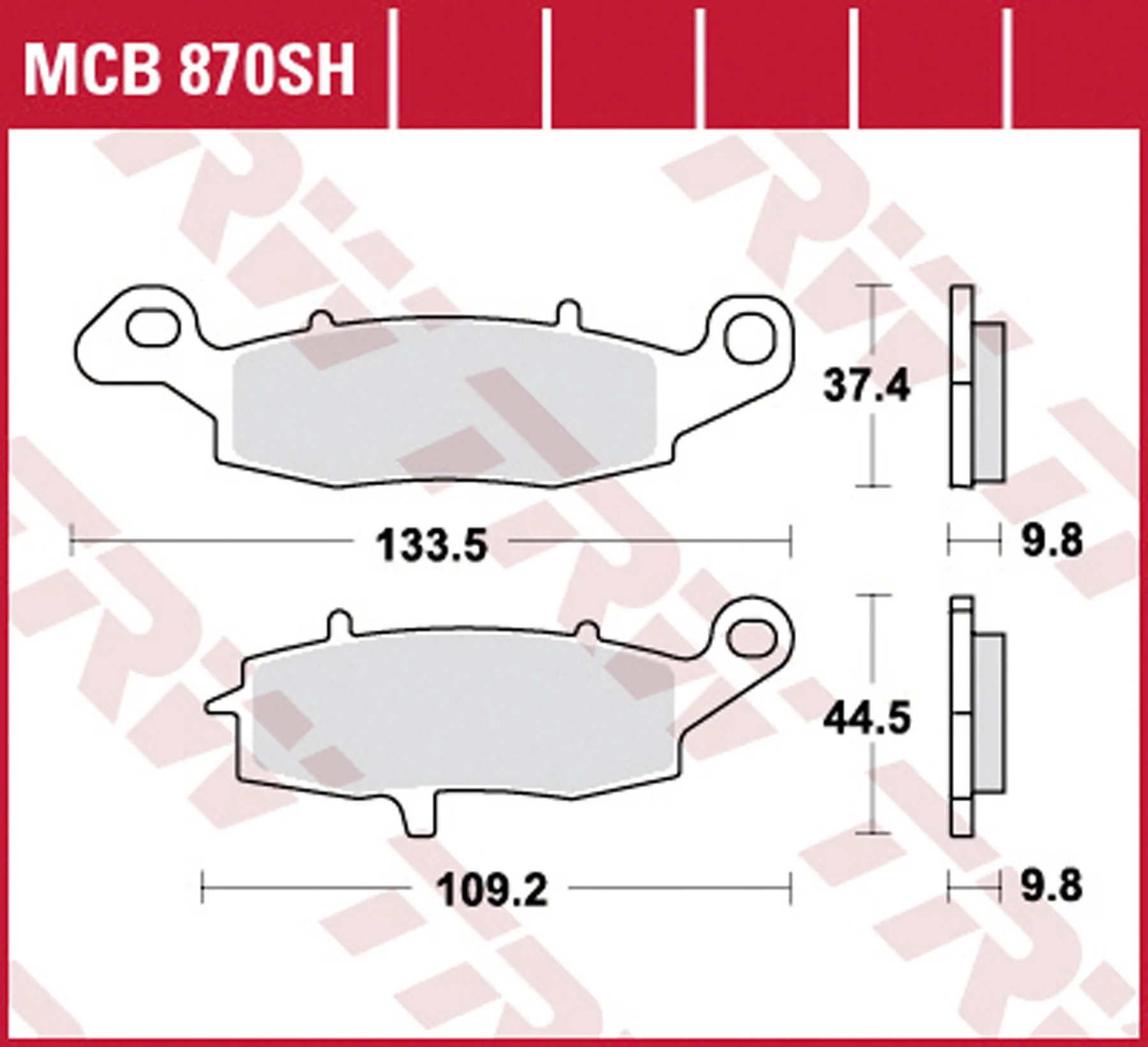 TRW BRAKE-PADS SINTER