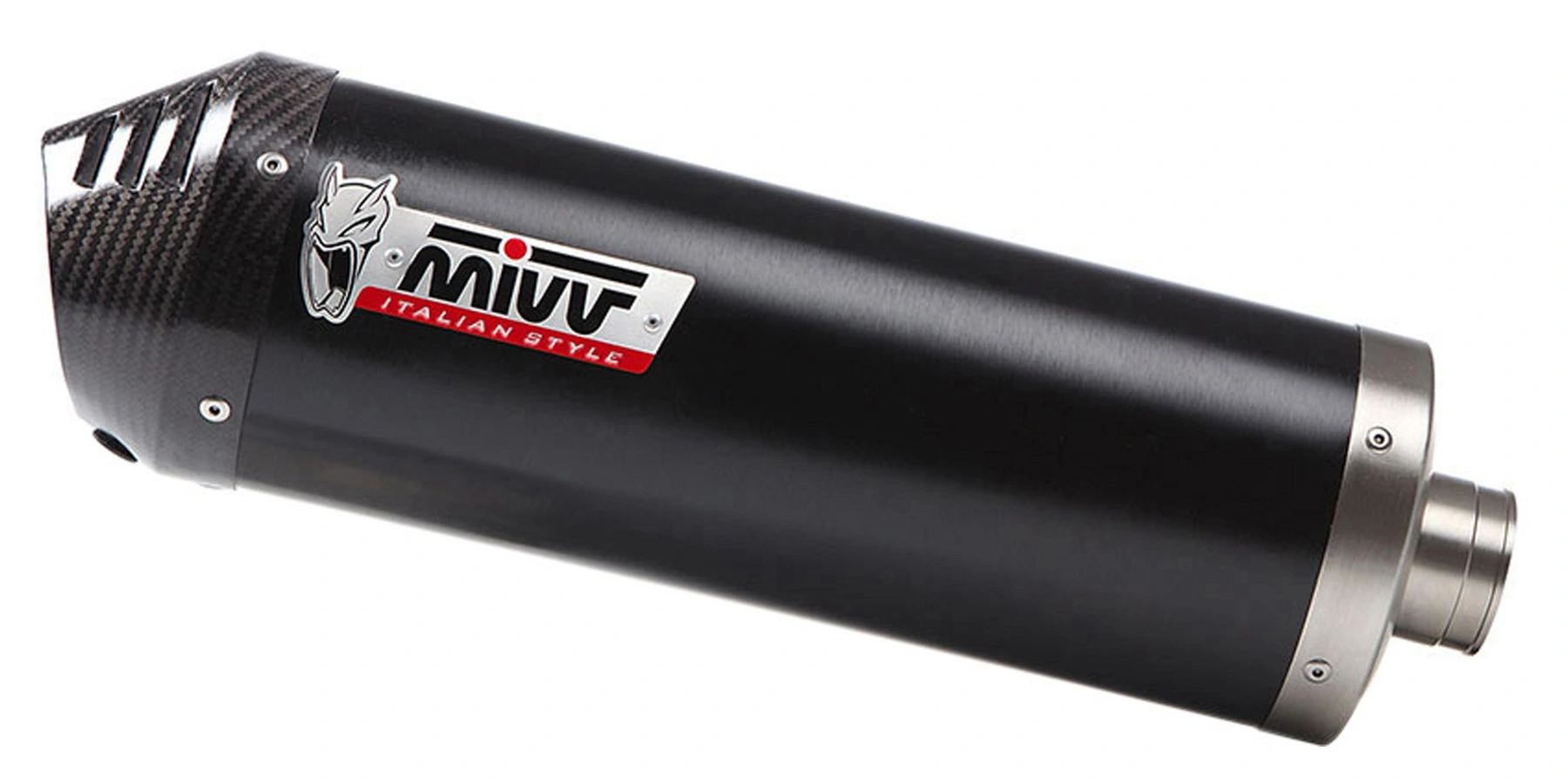 MIVV MIVV Oval Exhausts Stainl. steel, black, carbon or titanium