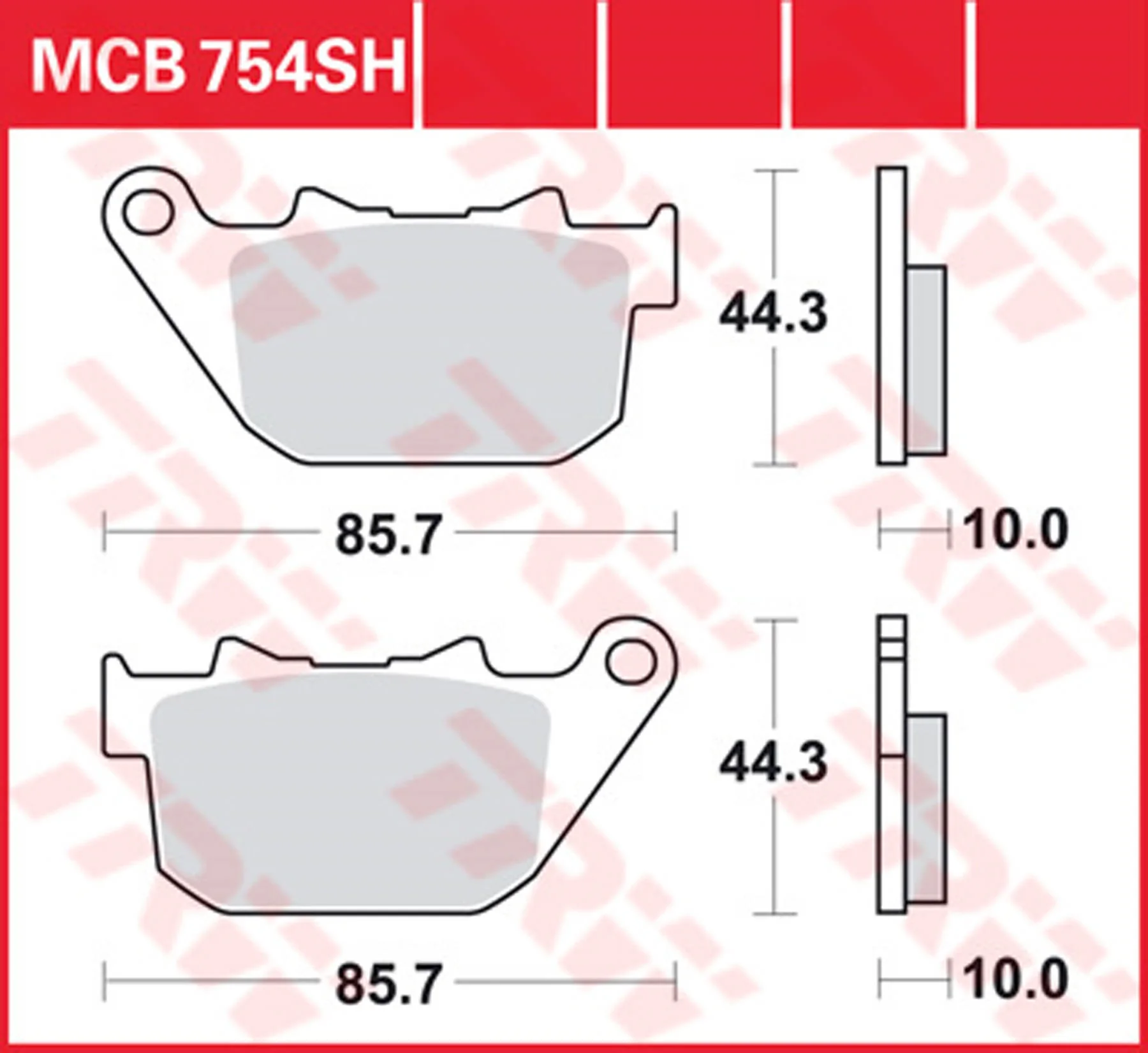 TRW BREMSBELAEGE SINTER