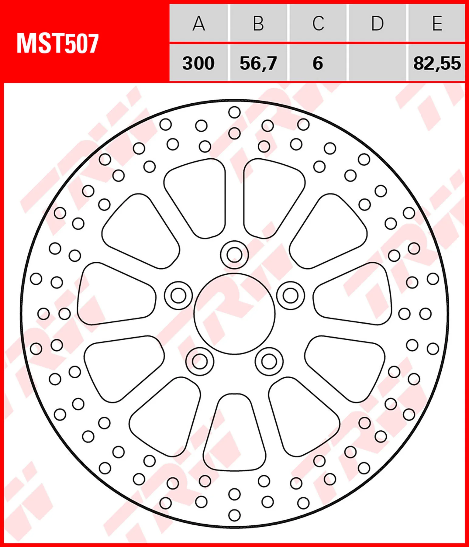 TRW BRAKE-DISC, REAR