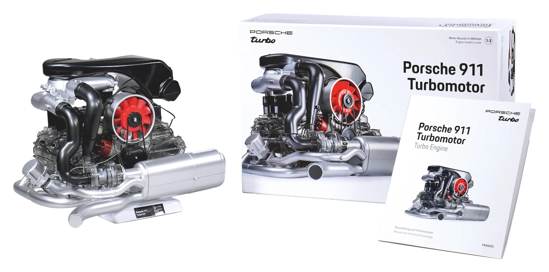 FRANZIS 67247 - Porsche 911 - Build your Legend Signalrot