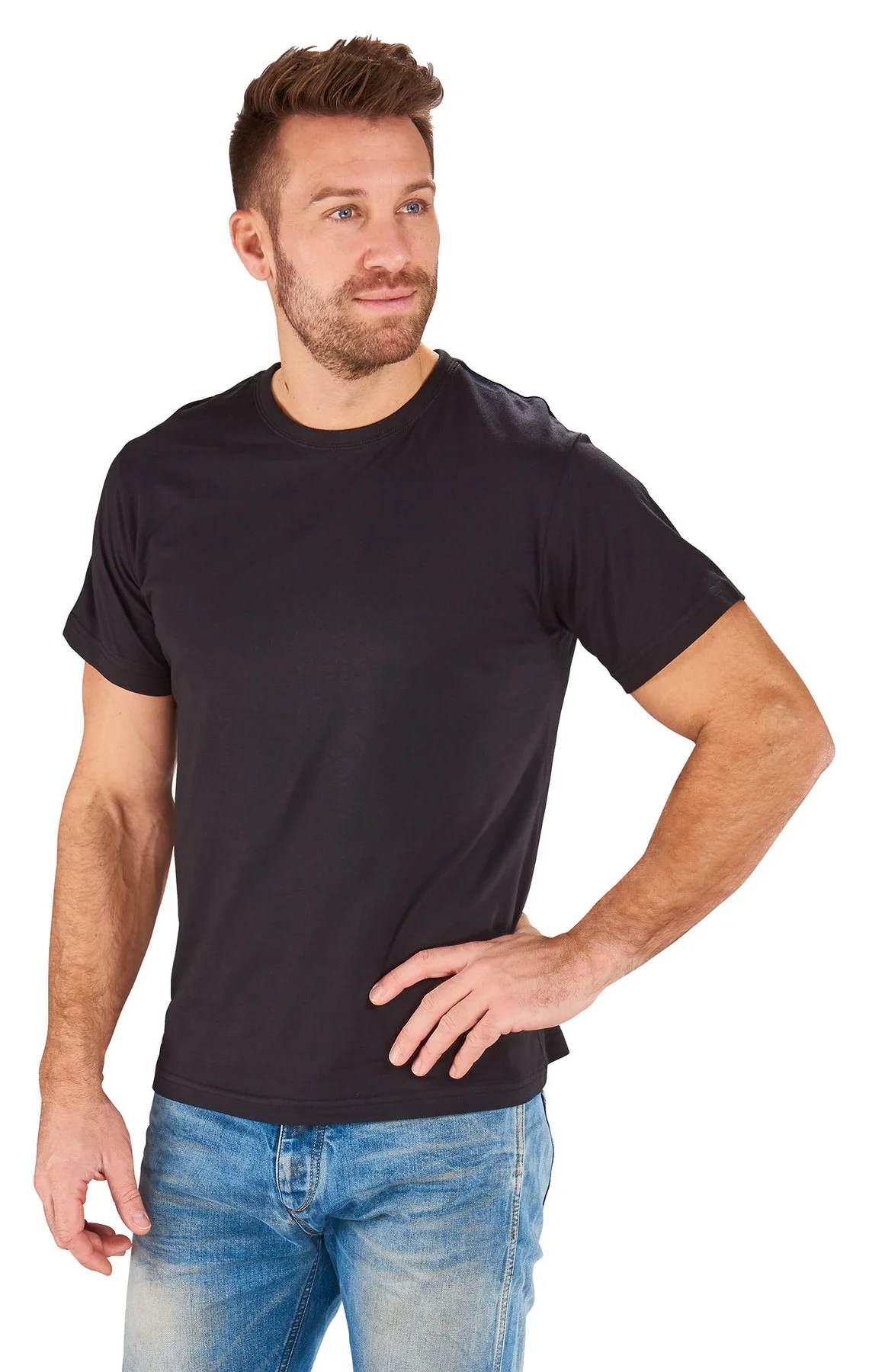 BASIC T-SHIRT, DUBBELPAK