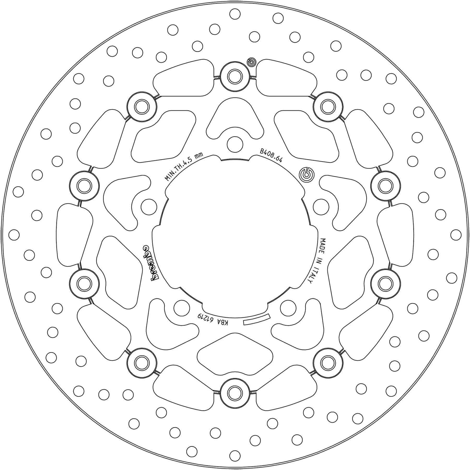 BREMBO DISCS 78B40864