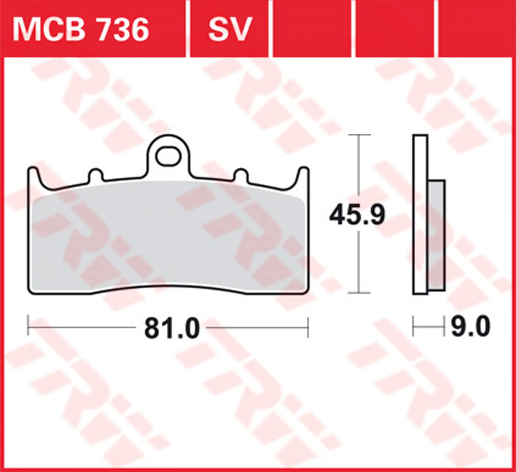 TRW BREMSBELAEGE SINTER