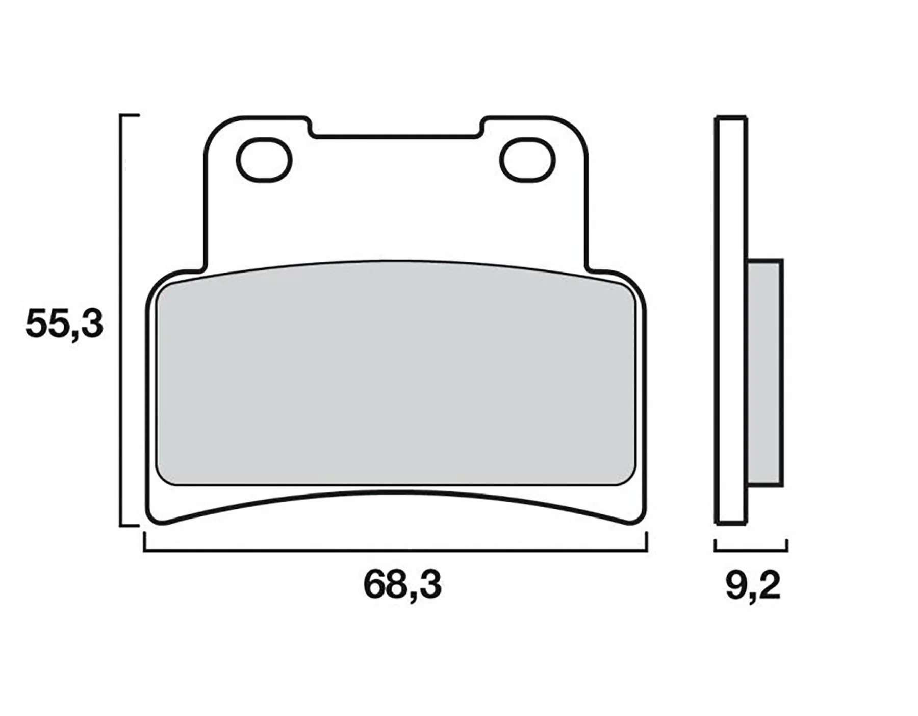 BREMBO BRAKE-PADS SINTER