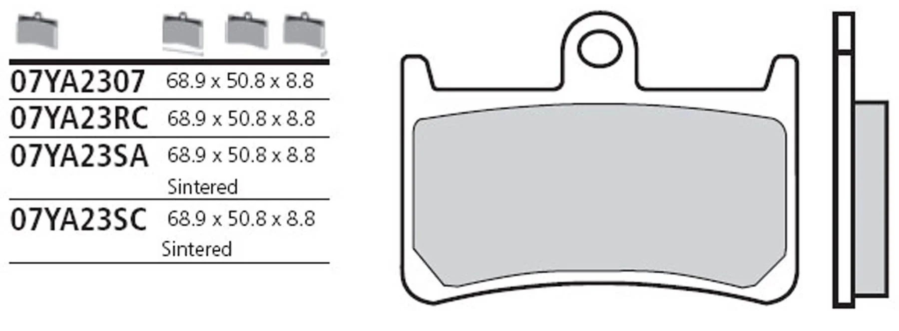 BREMBO BRAKE-PADS FRONT