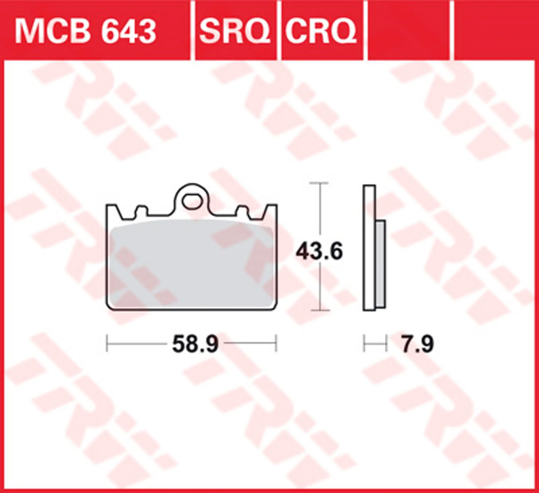 TRW CARBON BRAKE PADS