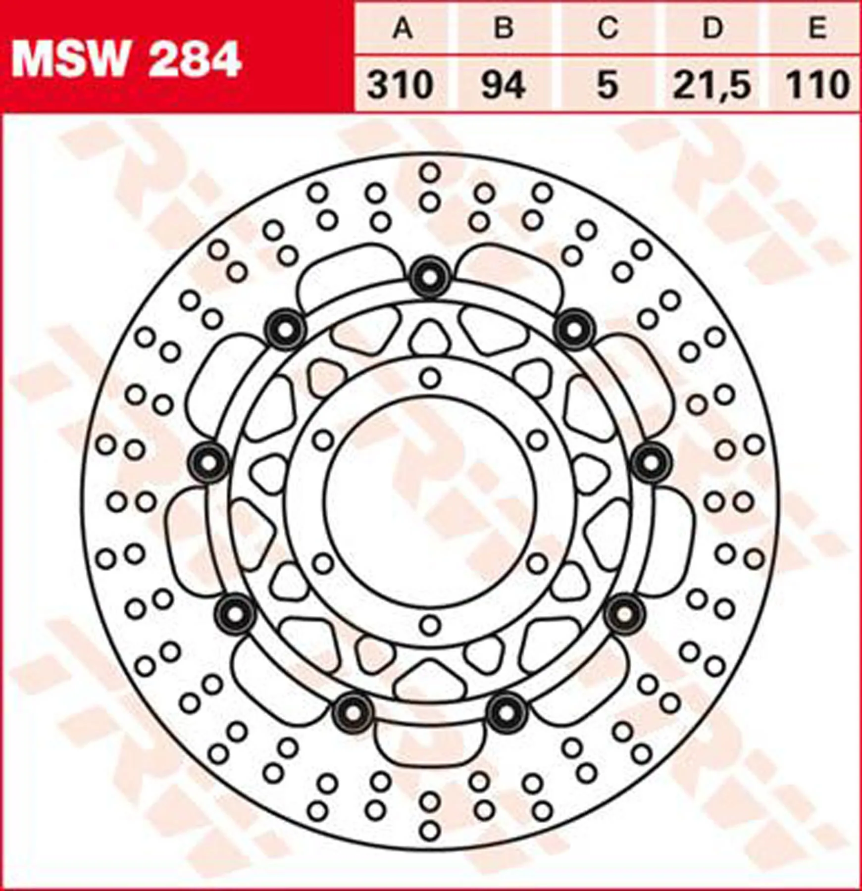 TRW BREMSSCHEIBE VORNE