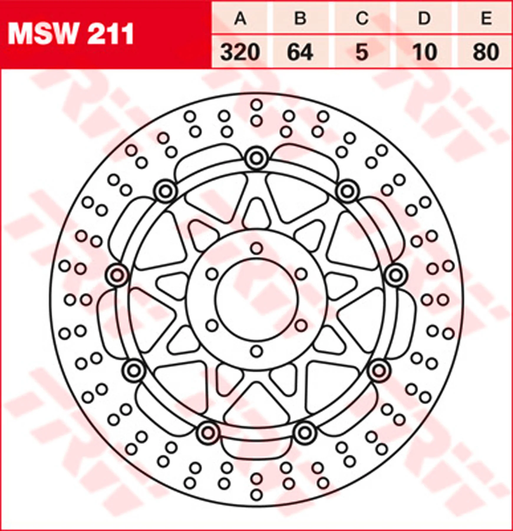 TRW BRAKE DISC, FRONT