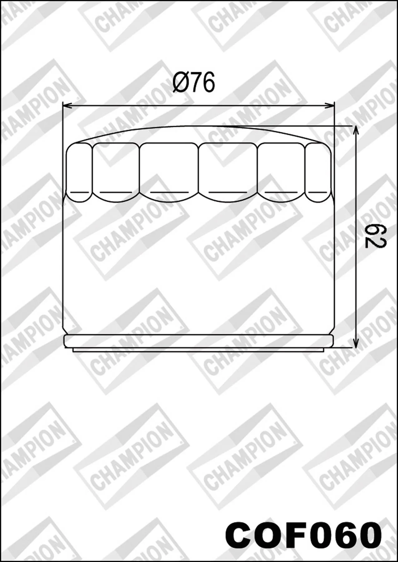 OELFILTER CHAMPION COF060