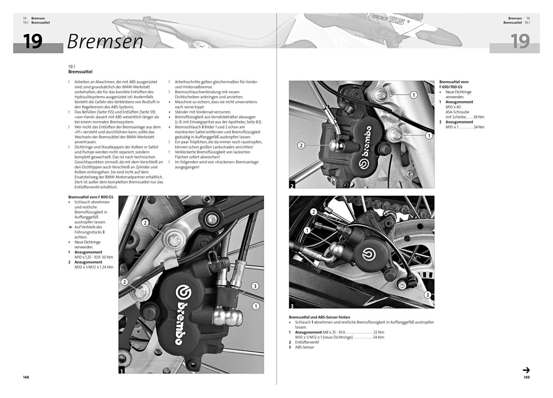 BMW HANDBUCH F650/700/800