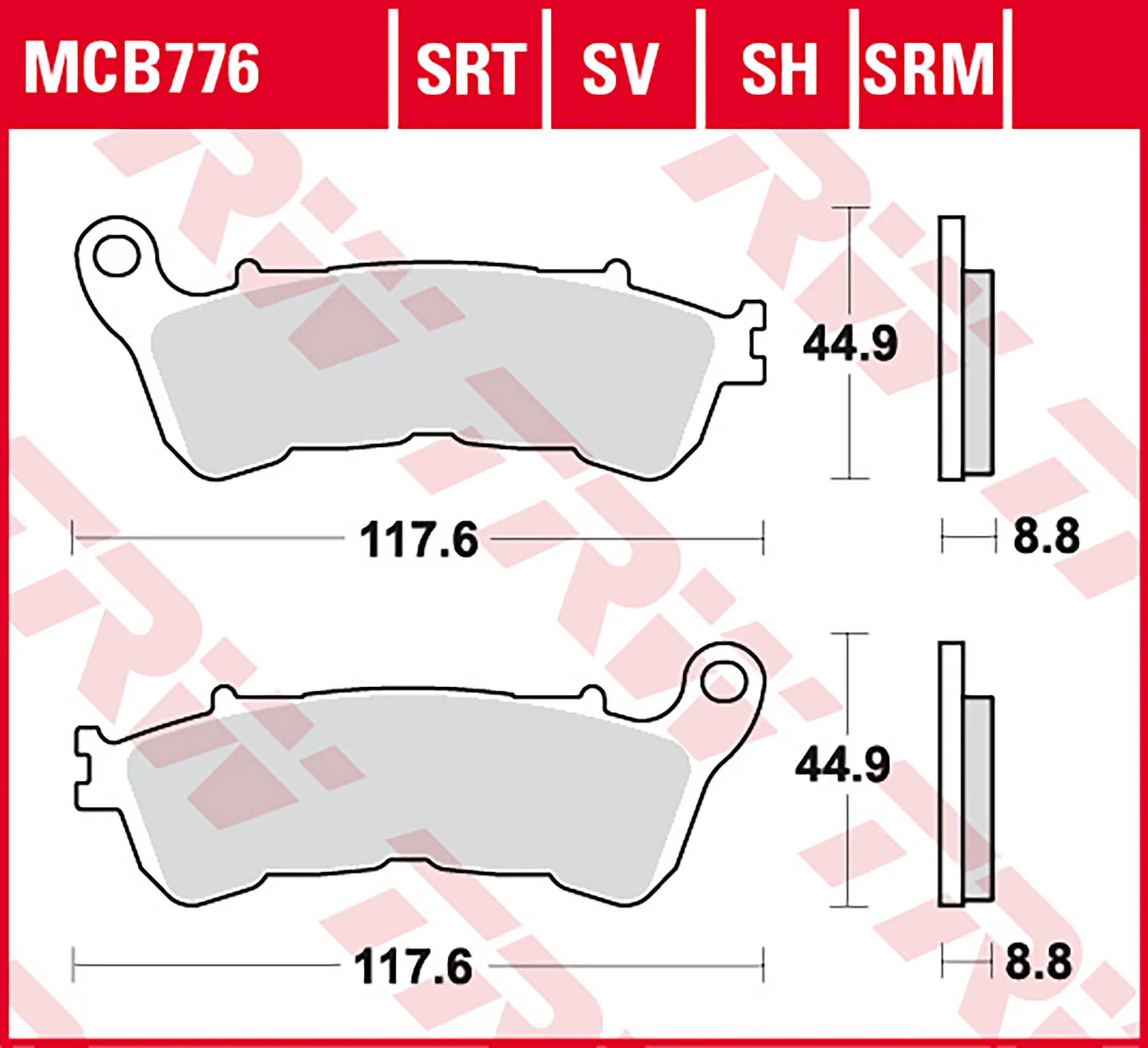 TRW BRAKE-PADS SINTER