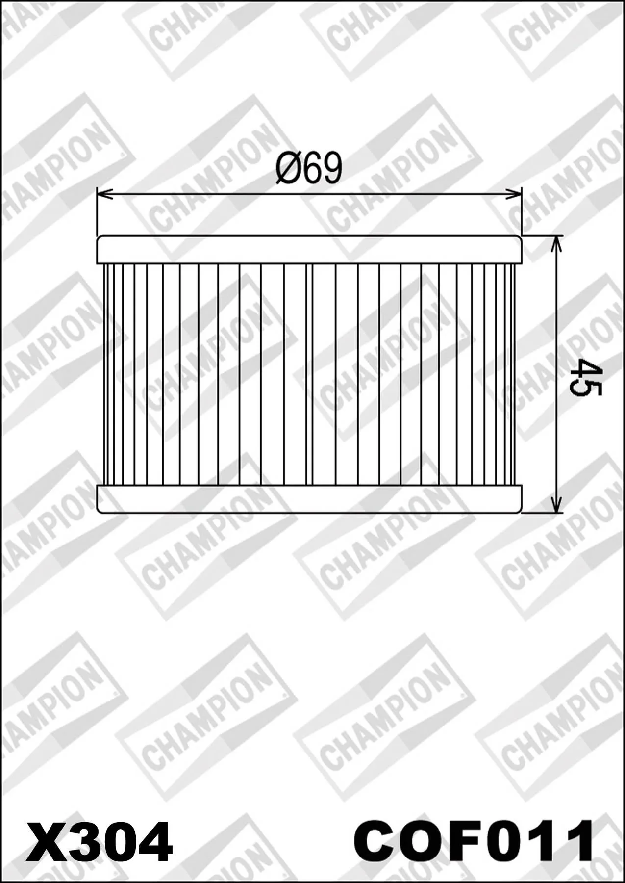 CHAMPION OILFILTER COF011