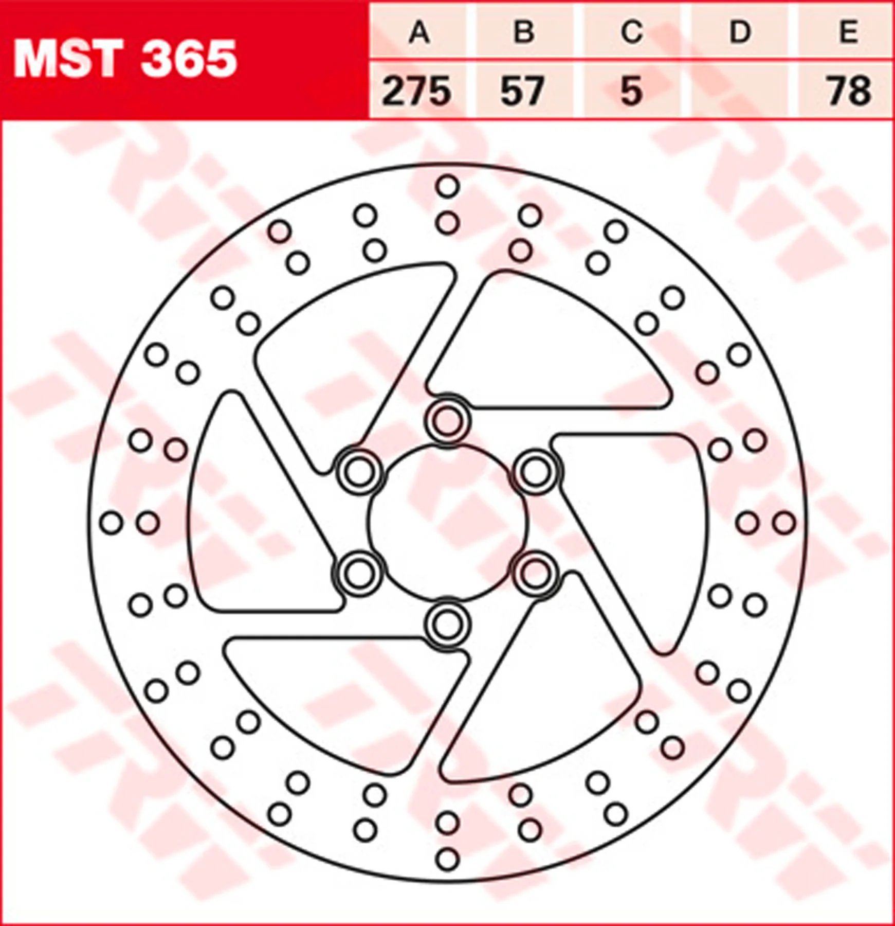 TRW BRAKE-DISC, REAR