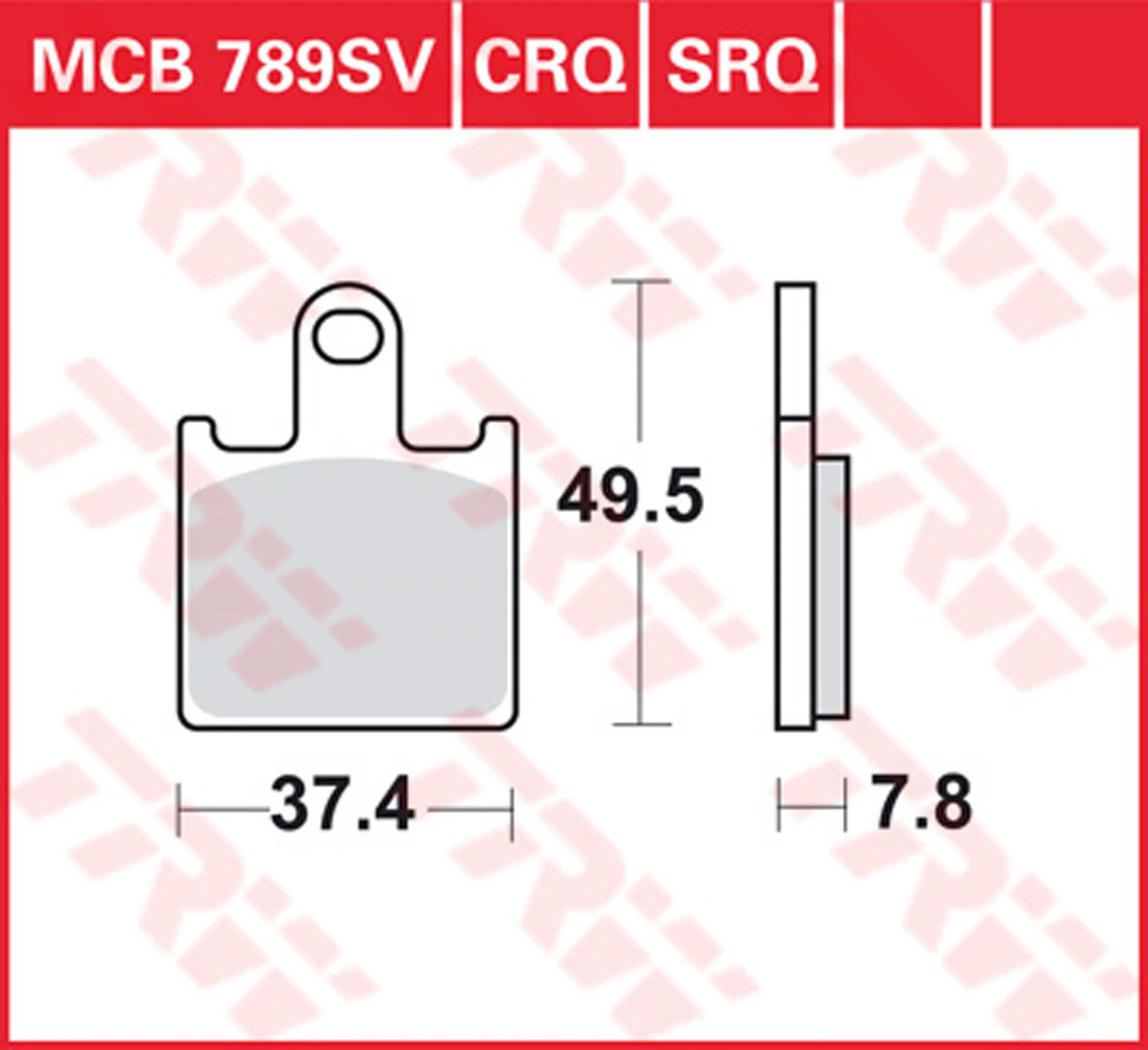 TRW BREMSBELAEGE SINTER